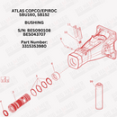 Atlas Copco/Epiroc SBU160, SB152 Lower Bushing