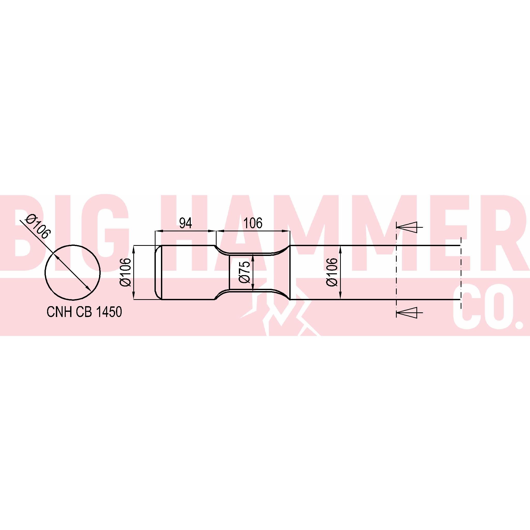 CNH CB1450 Chisel and Point