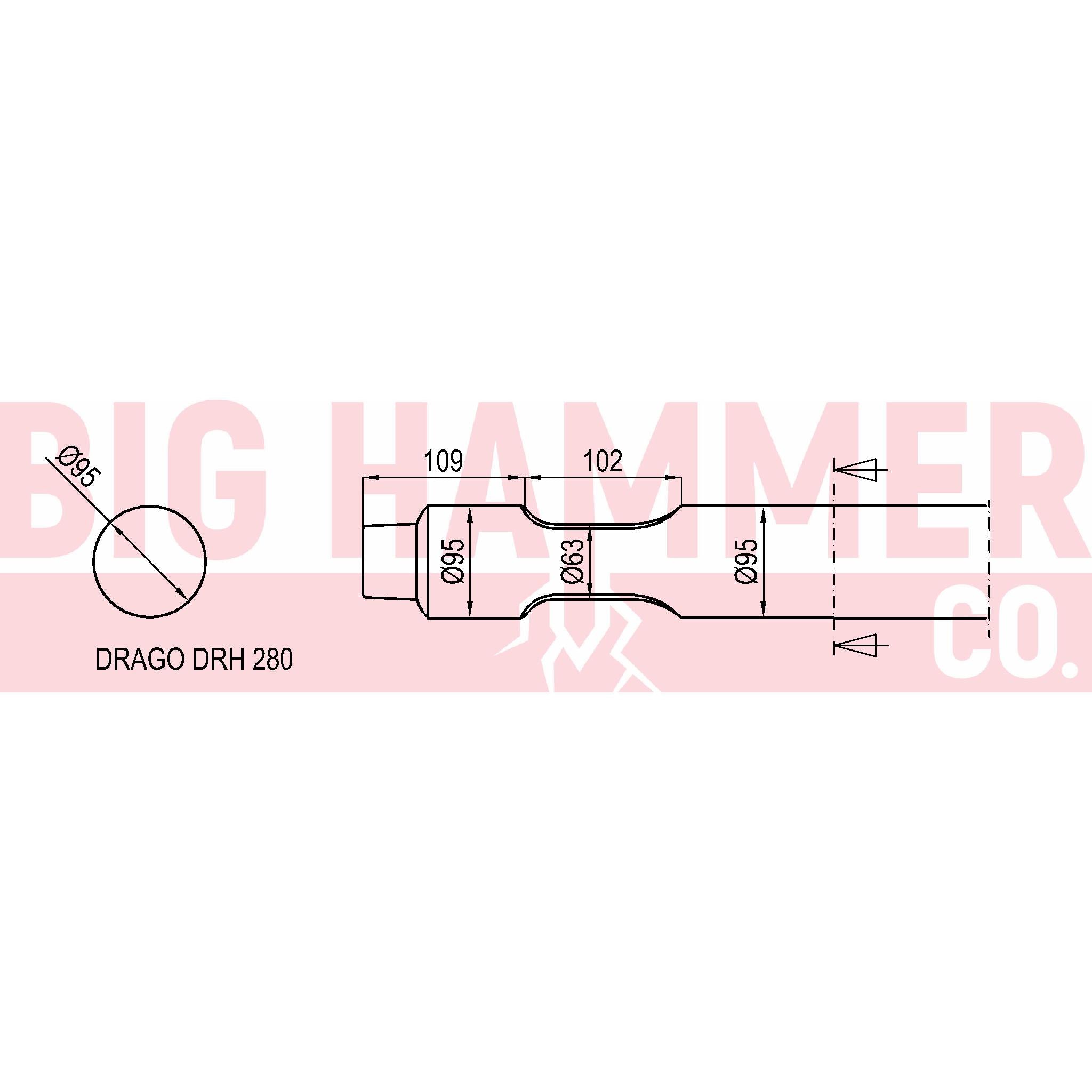 Drago DRH280 Chisel and Point