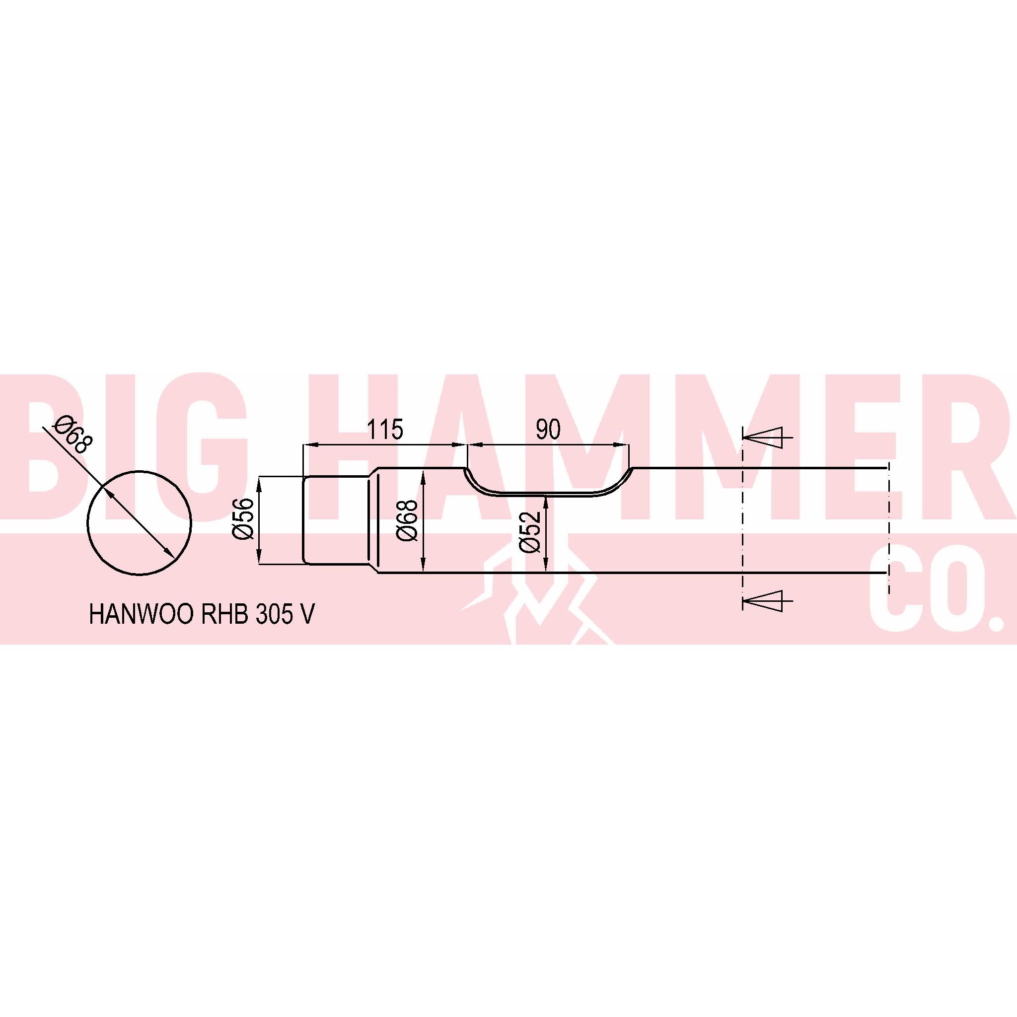 Hanwoo RHB305V Chisel and Point