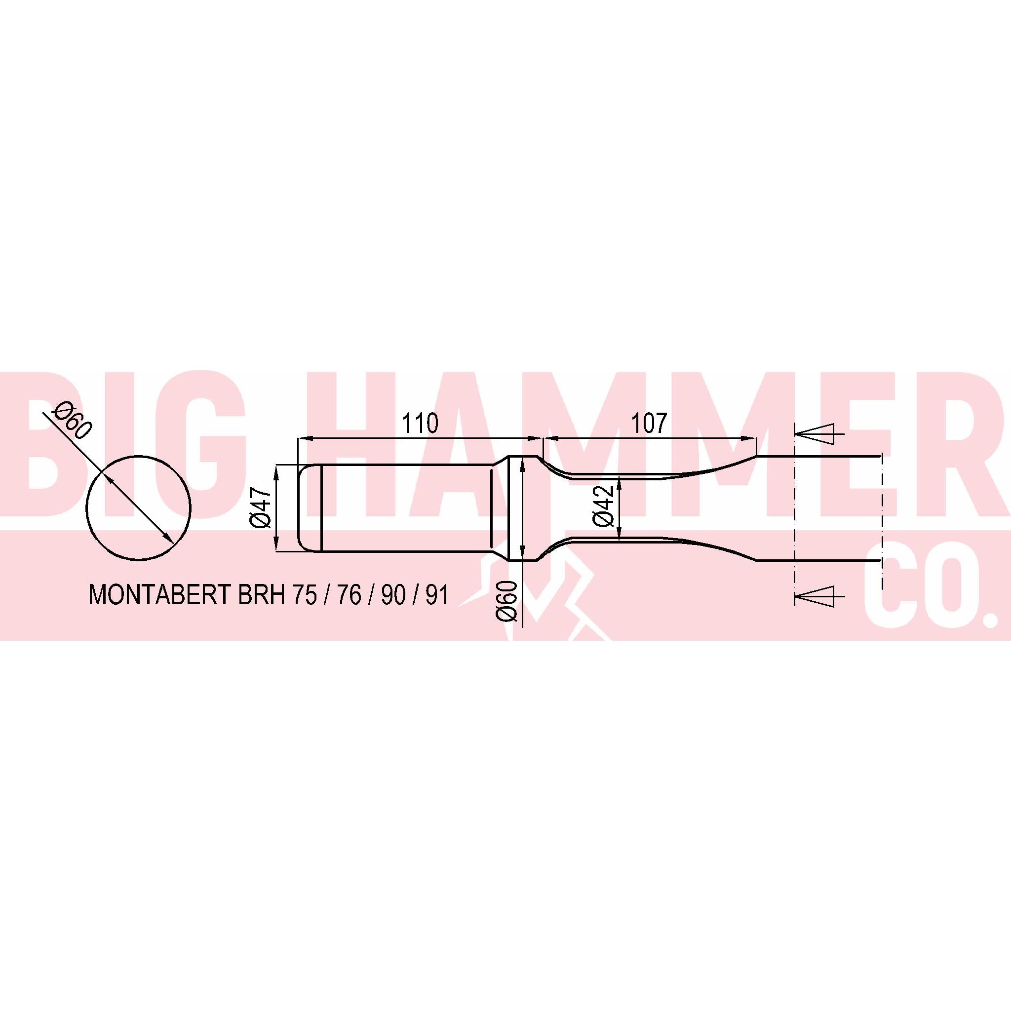 Montabert BRH75/76/90/91 Point