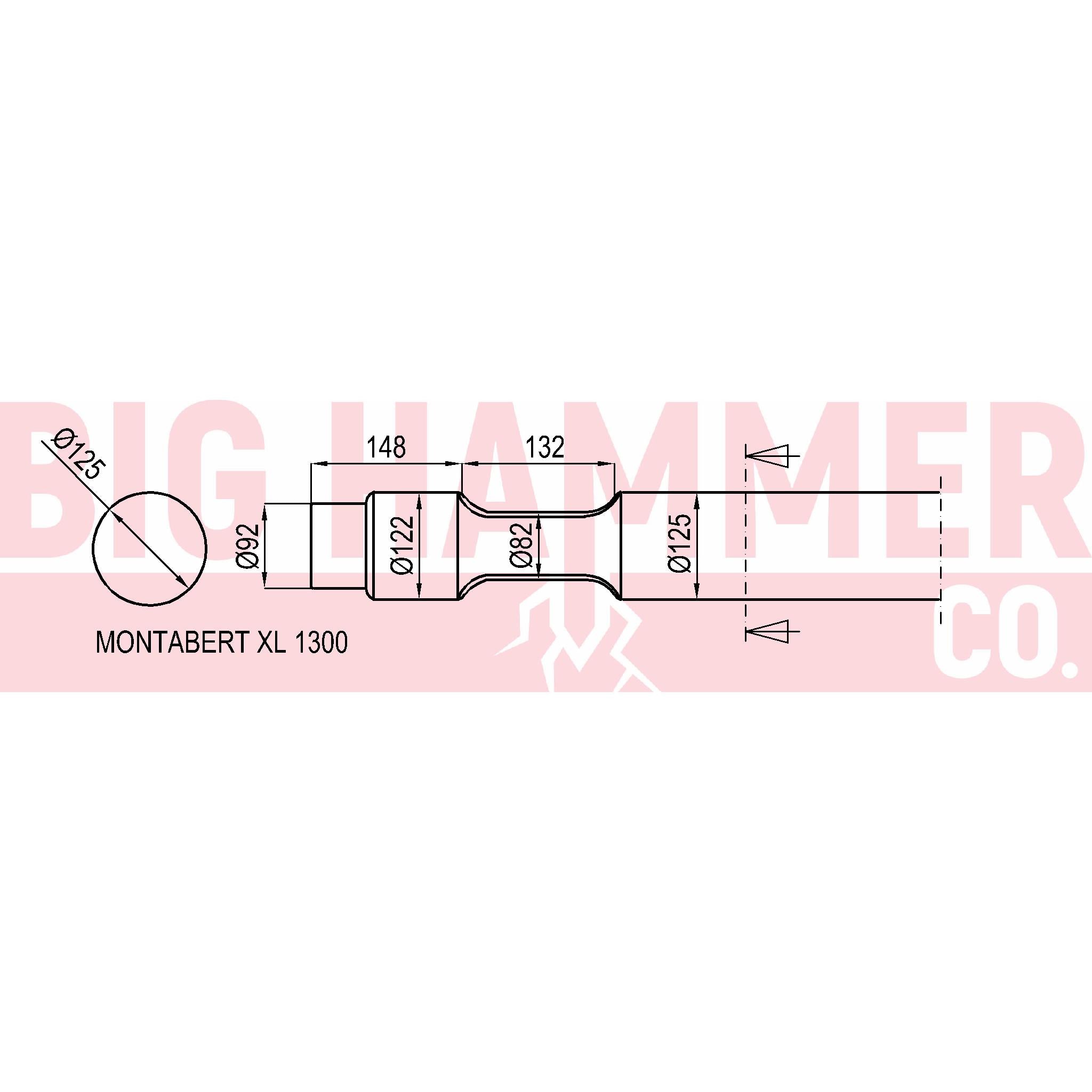 Montabert/Tramac XL1300 Point and Chisel