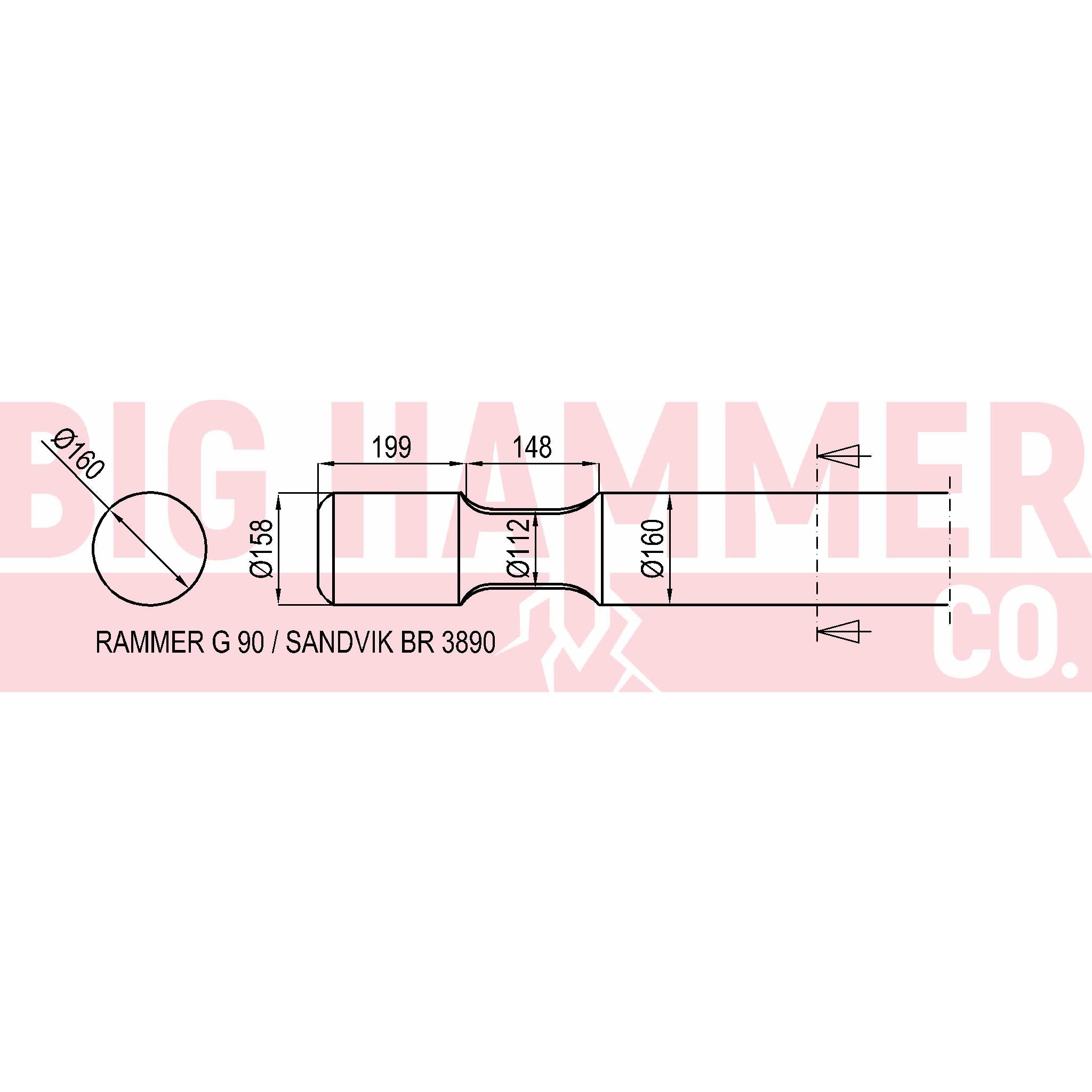 Rammer G90 Chisel and Point