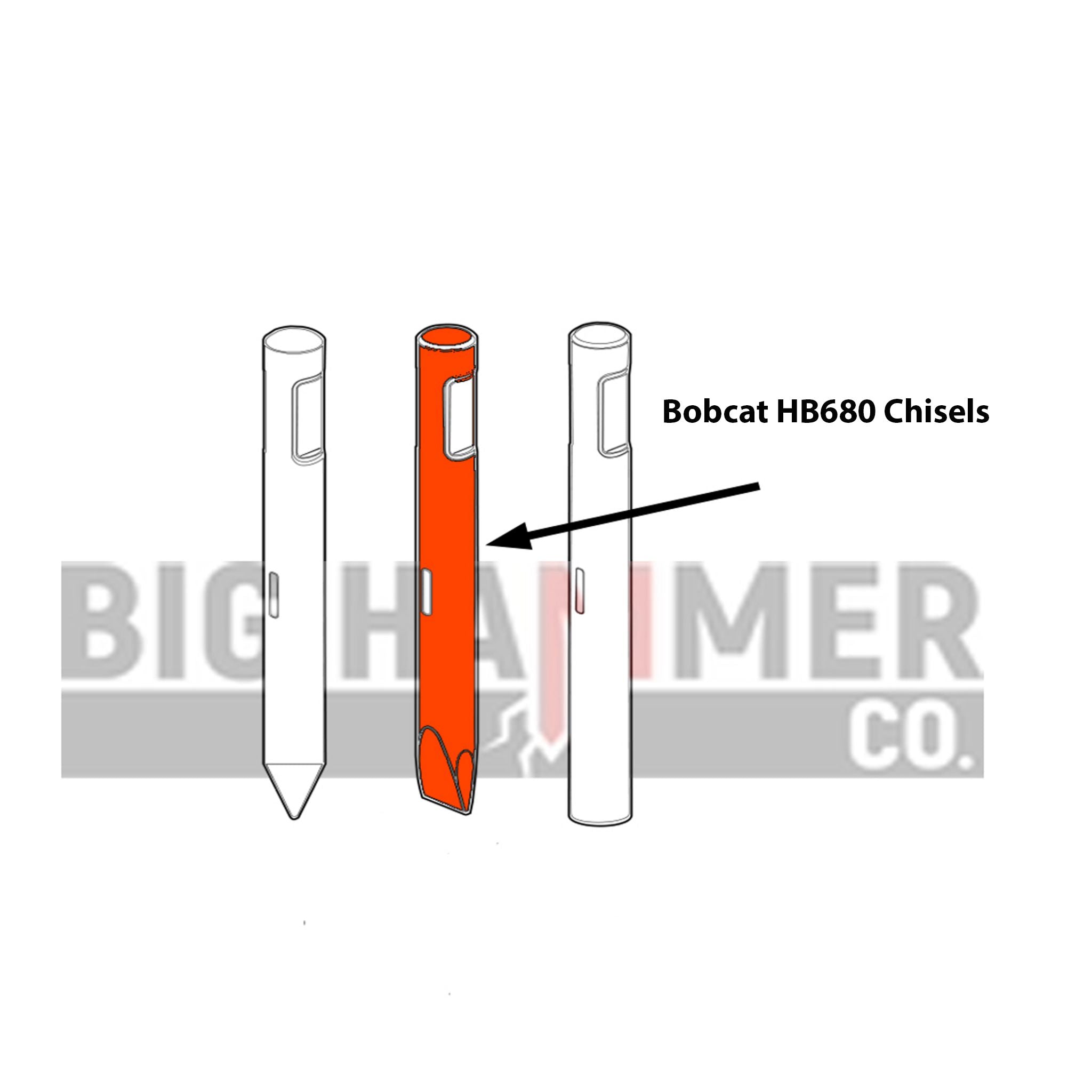 Bobcat HB880 Point and Chisel