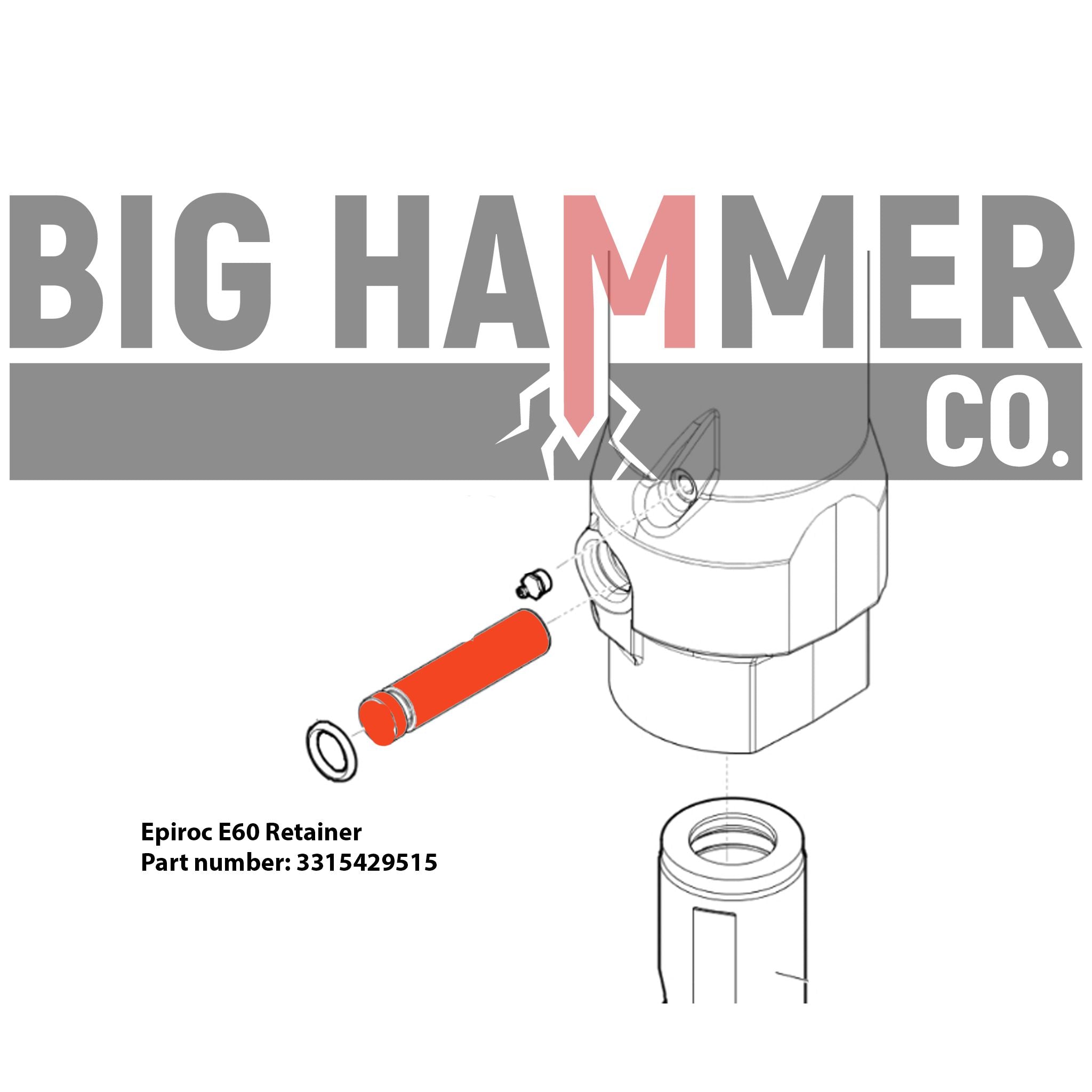 Epiroc EC60T Retainer Pin
