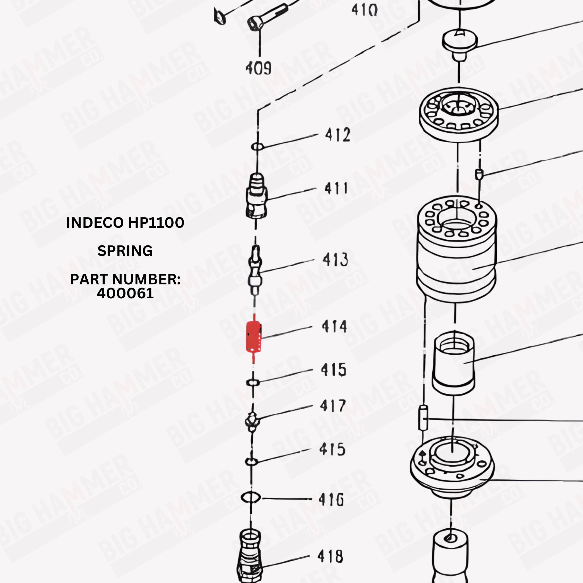 Indeco HP1100 Spring