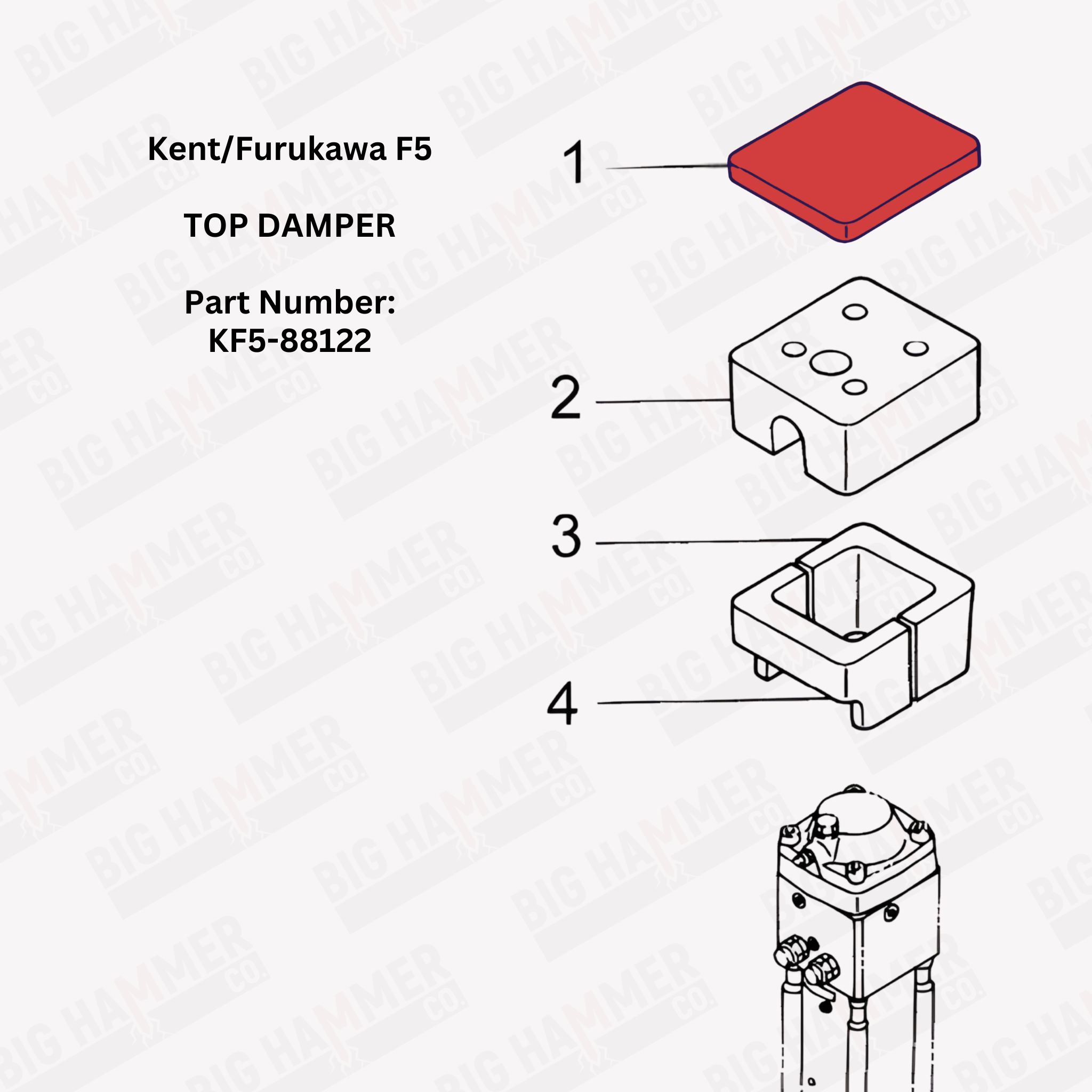 Kent/Furukawa F5 Top Damper