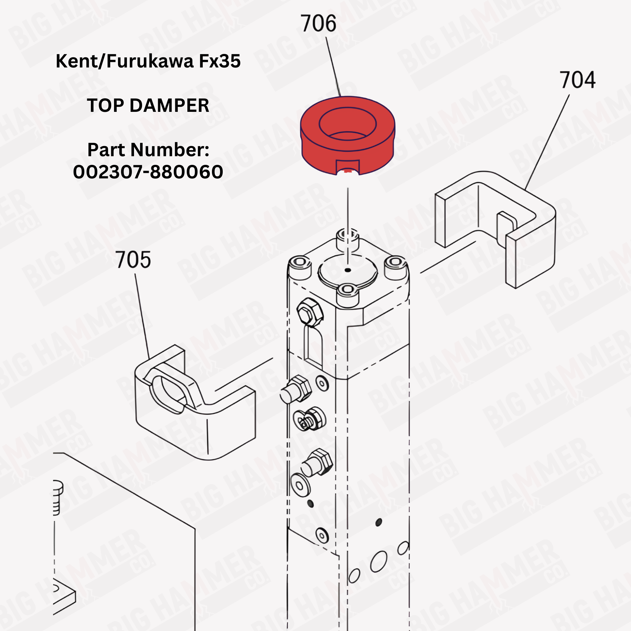 Kent/Furukawa Fx35 Top Damper