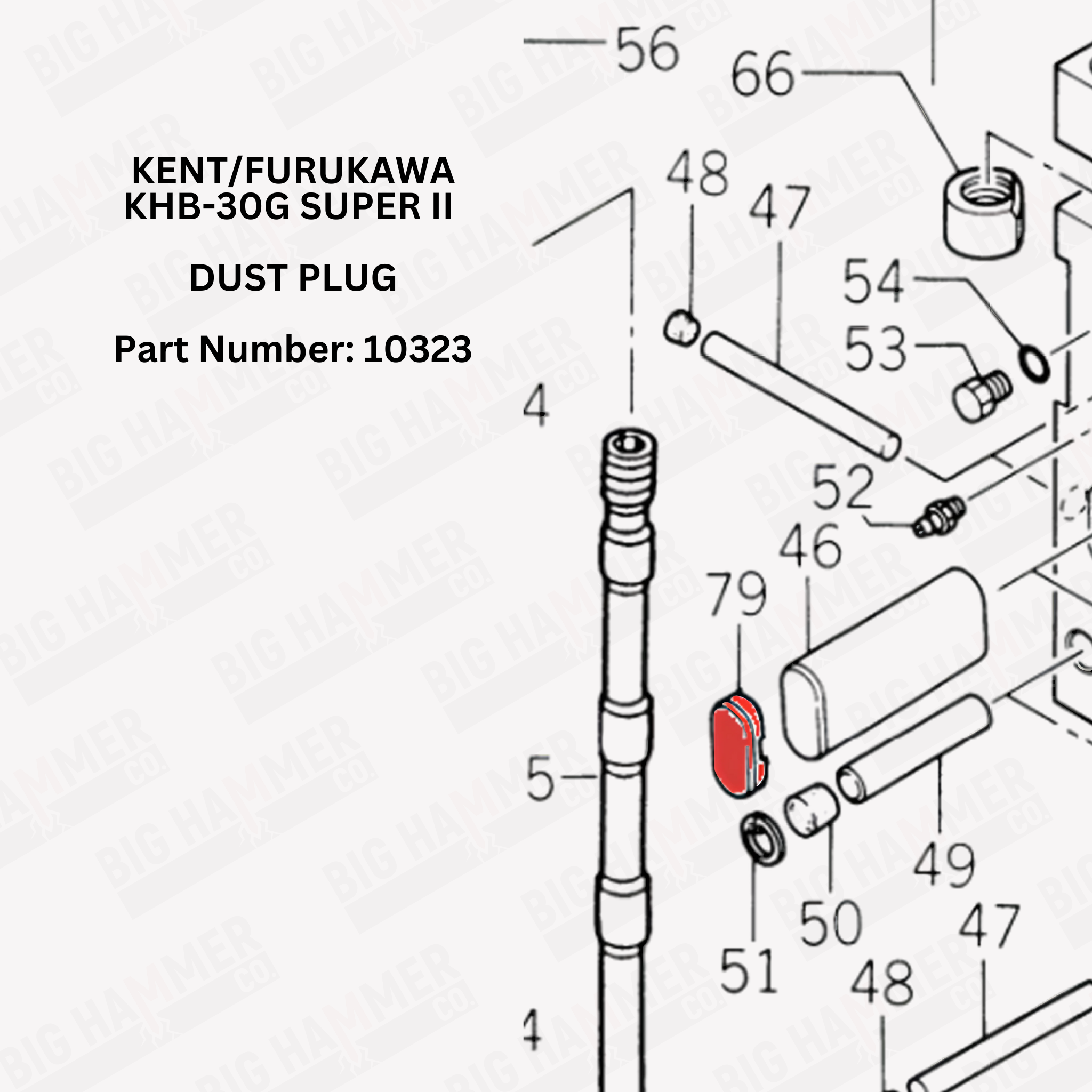 Kent/Furukawa F35, KF35, F35XP, KHB-30G SUPER II Plug (4 piece set)