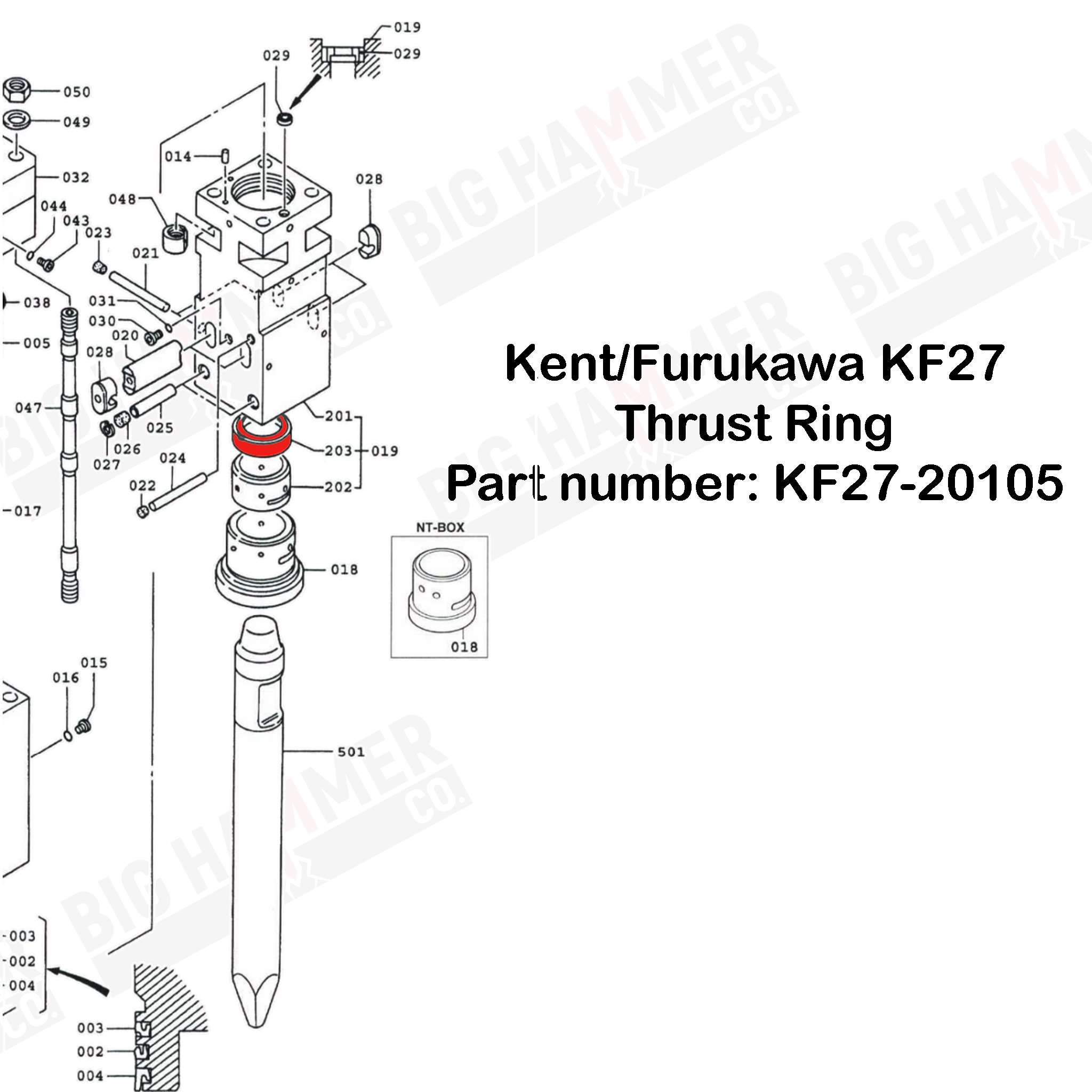 Kent/Furukawa F27 Thrust Ring