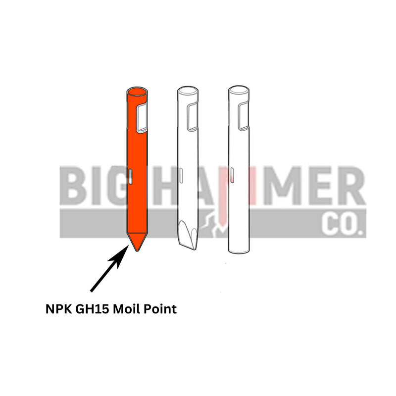 NPK GH15 points and chisels