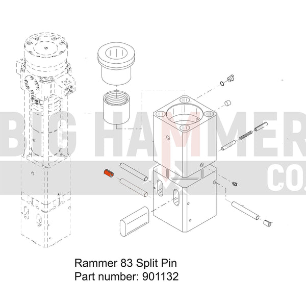 Rammer S83 Split Pin