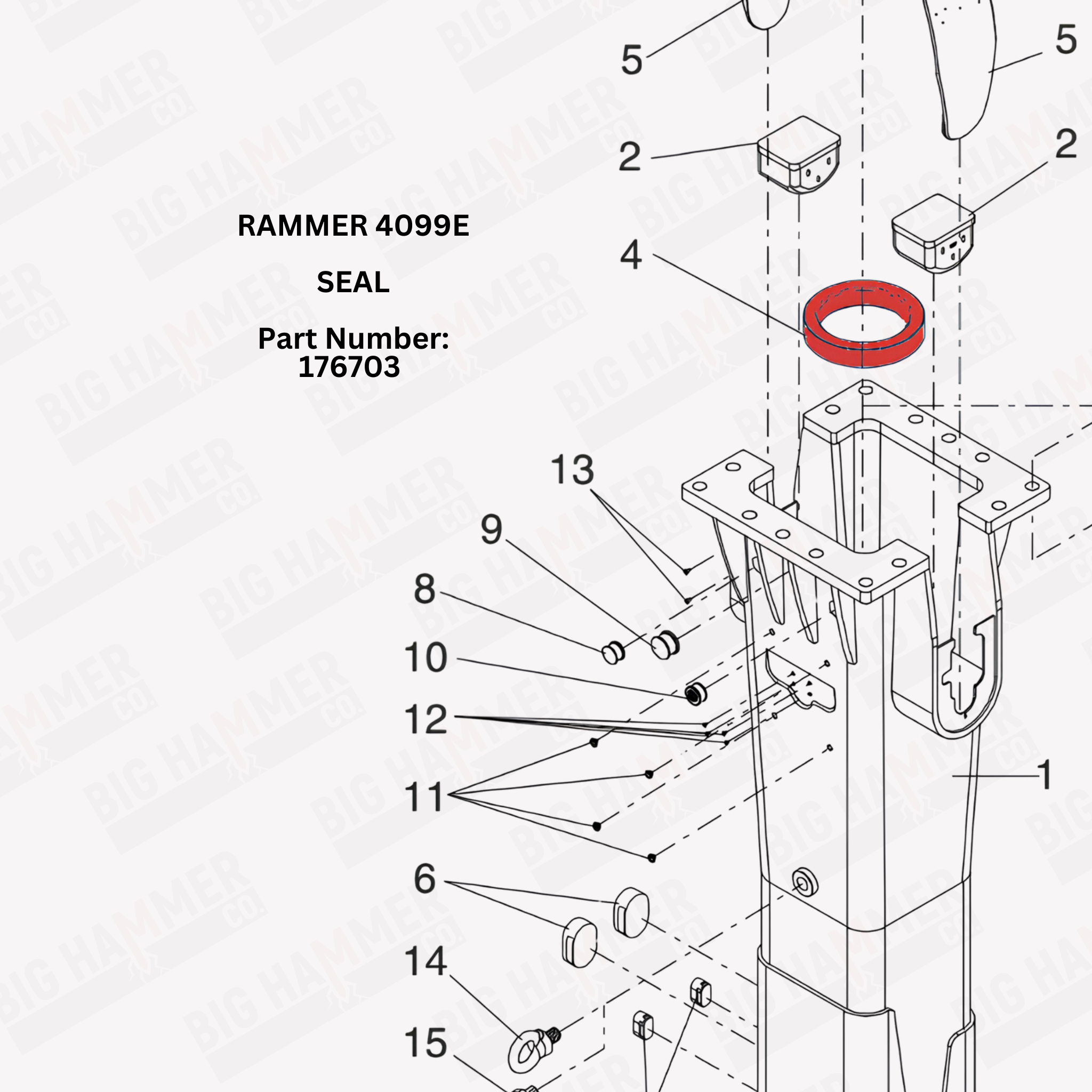 Rammer 4099E Seal