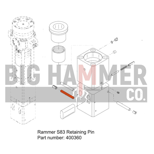 Rammer S83 Retaining Pin
