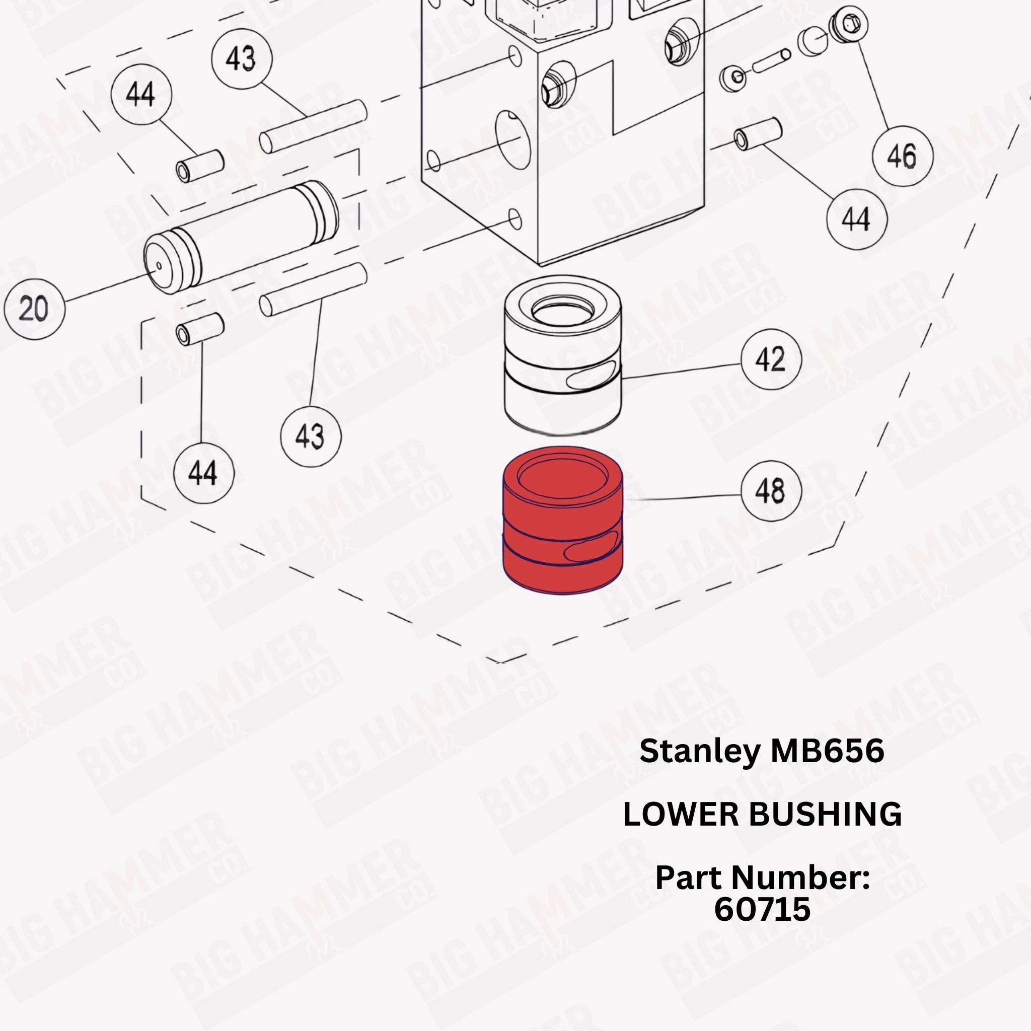 Stanley MB656 Lower Bushing