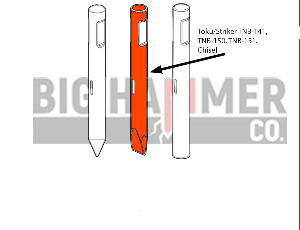 Toku/Striker TNB-141, TNB-150, TNB-151 points and chisels
