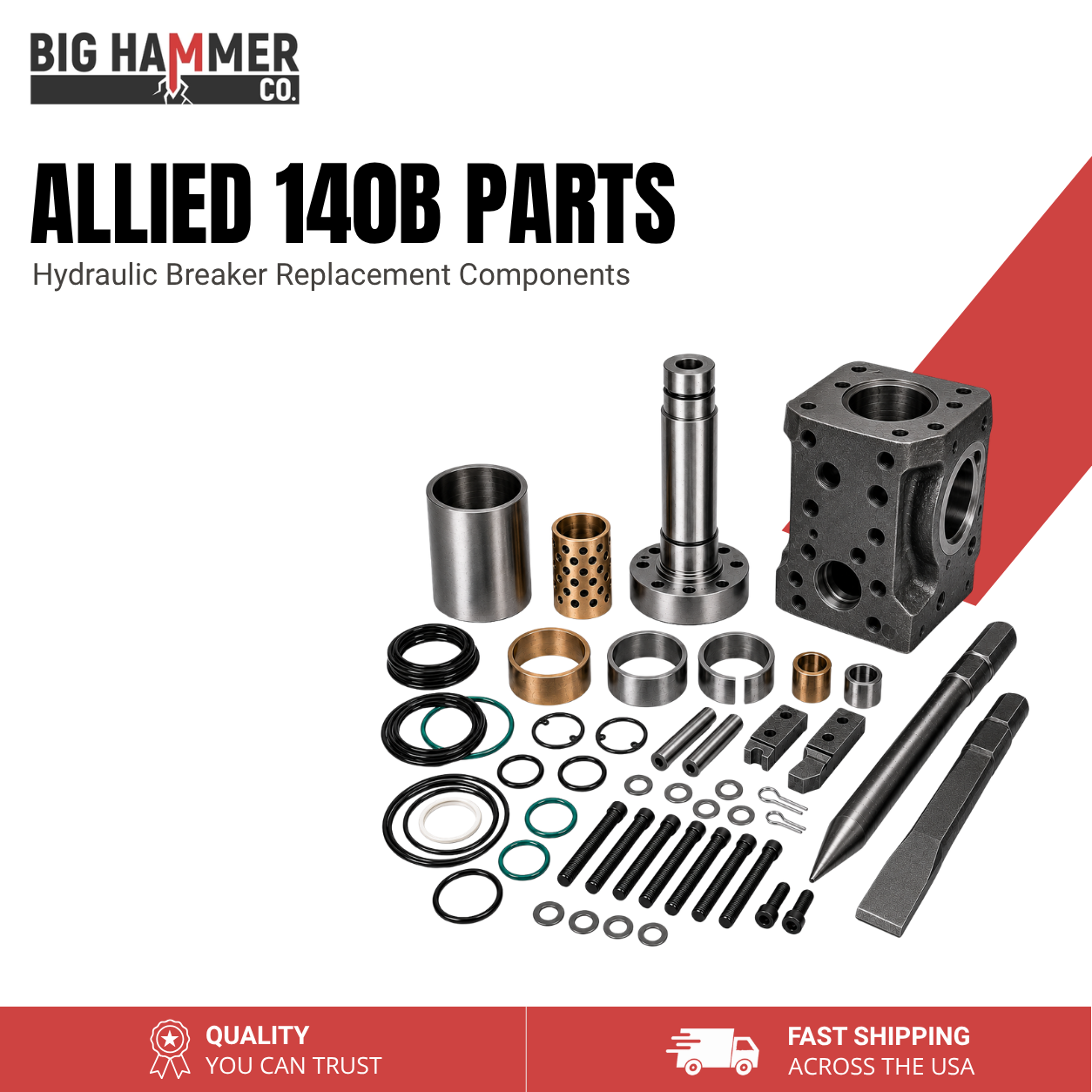 All Parts for Allied 140B Hydraulic Breaker