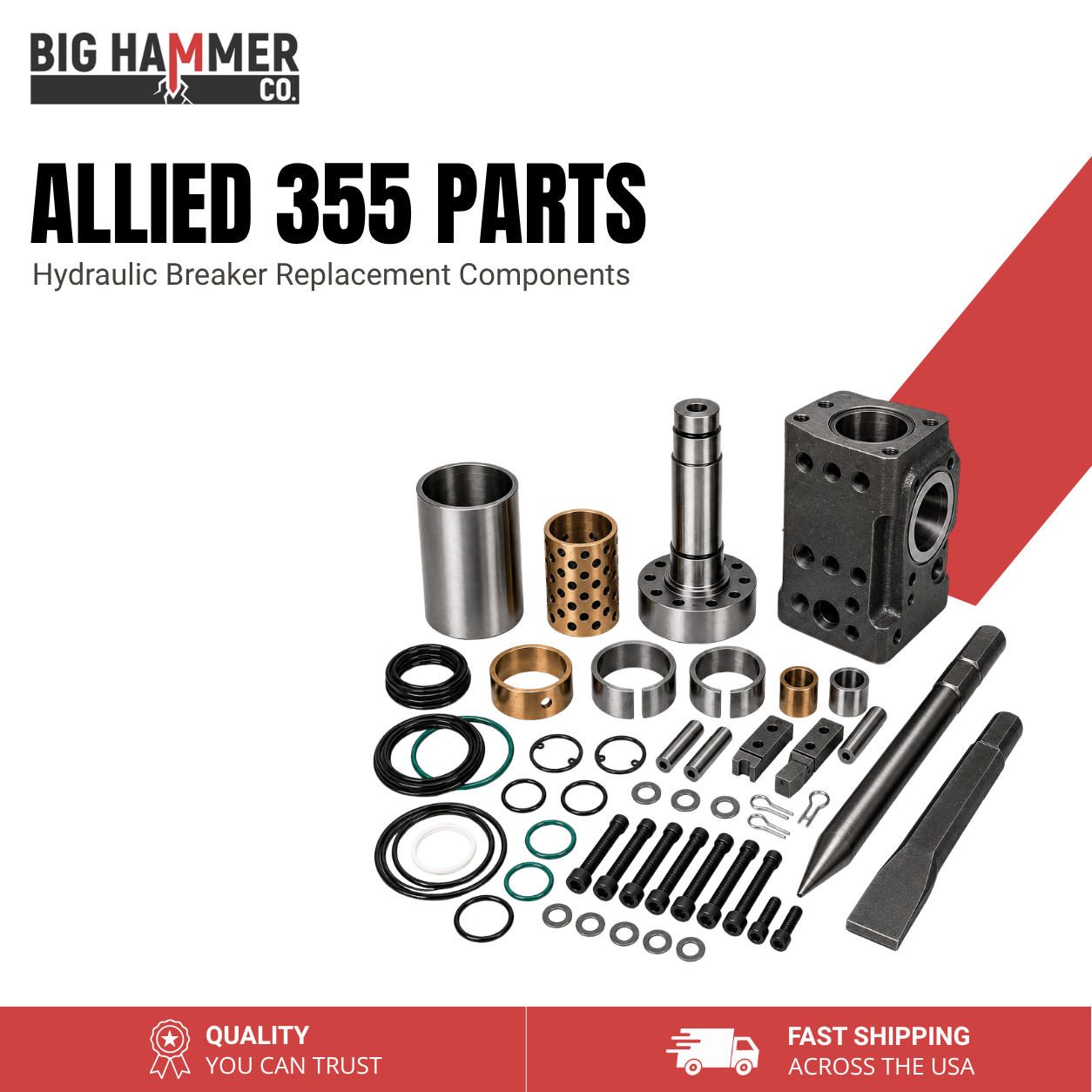 All Parts for Allied 355 Hydraulic Breaker