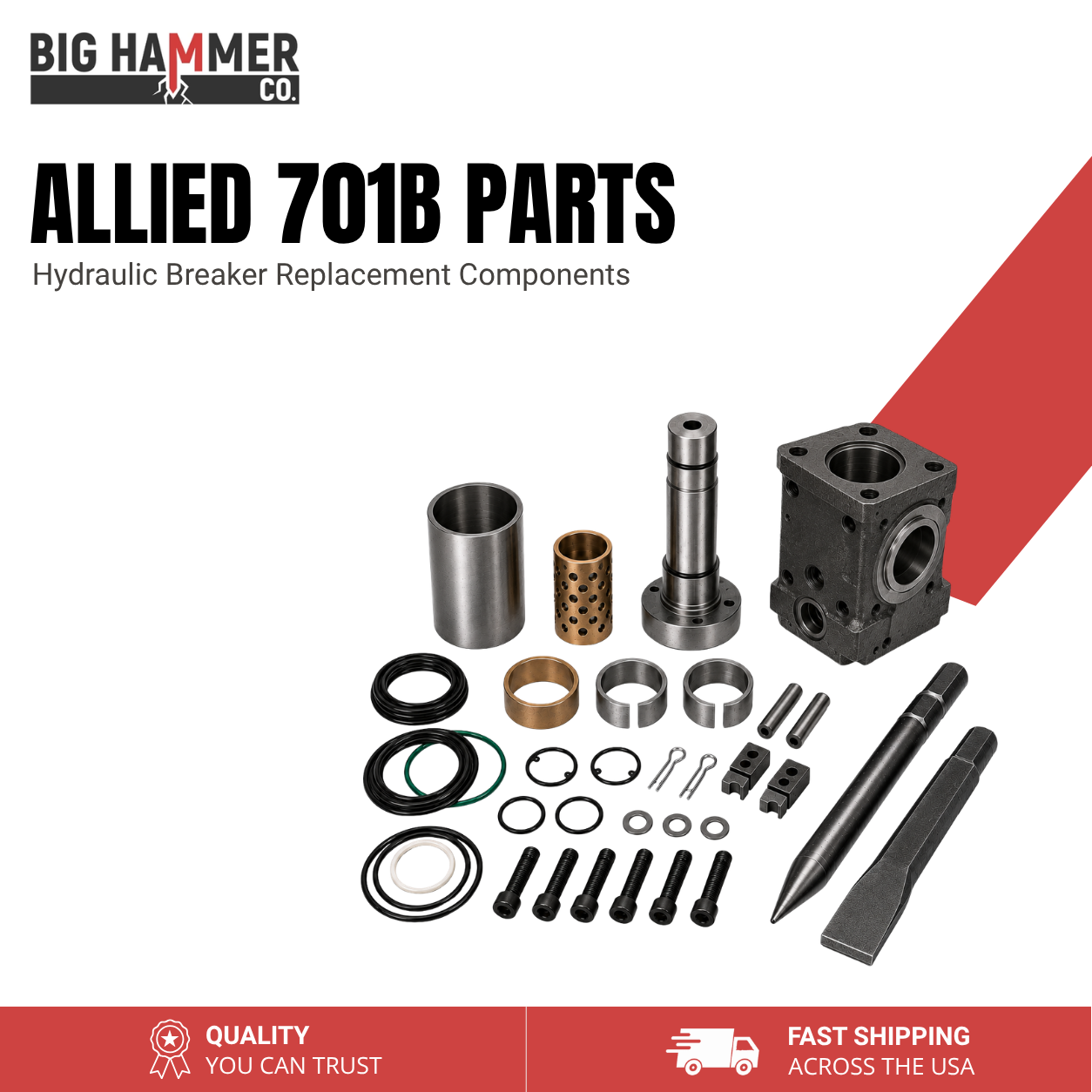 All Parts for Allied 701B Hydraulic Breaker