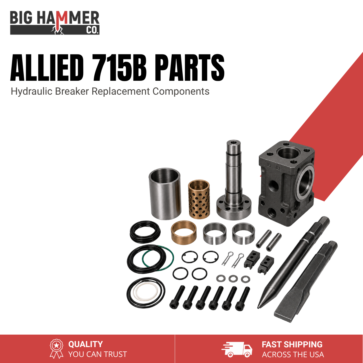 All Parts for Allied 715B Hydraulic Breaker