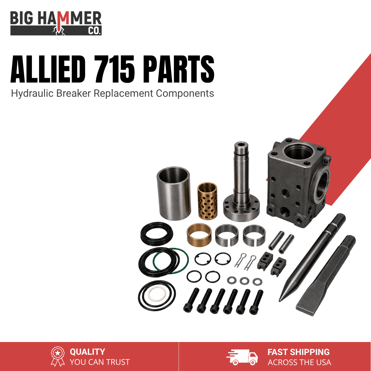 All Parts for Allied 715 Hydraulic Breaker