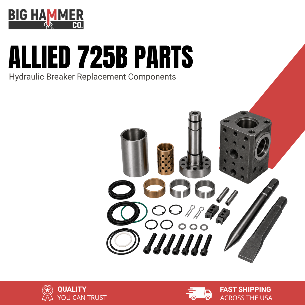 All Parts for Allied 725B Hydraulic Breaker