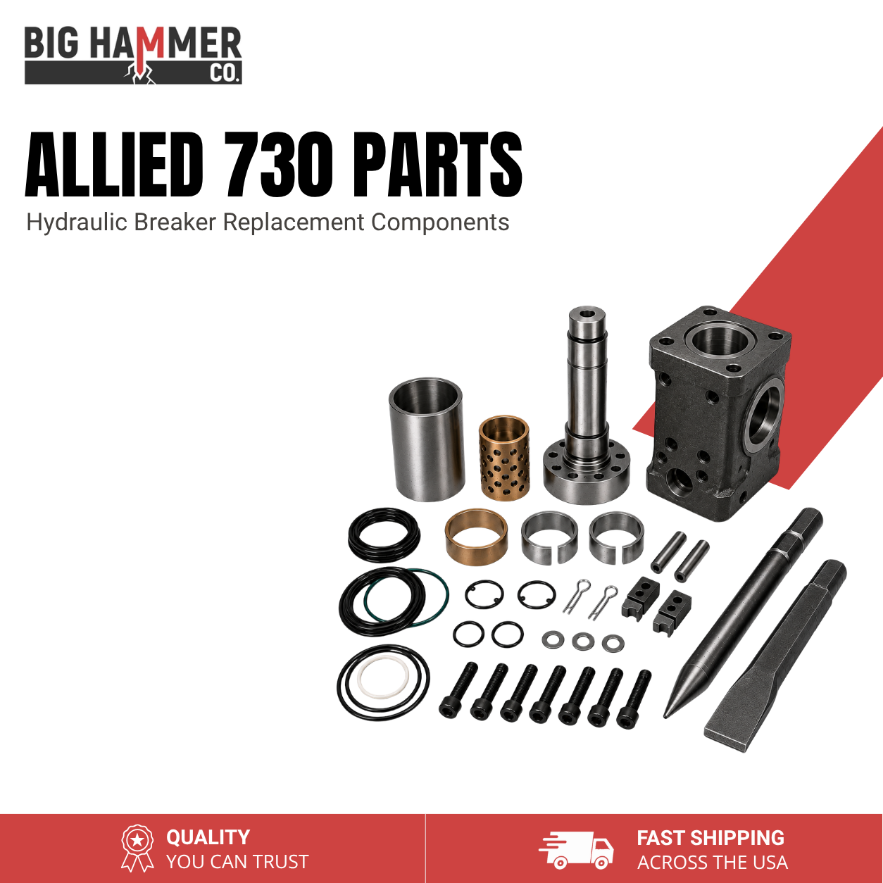 All Parts for Allied 730 Hydraulic Breaker