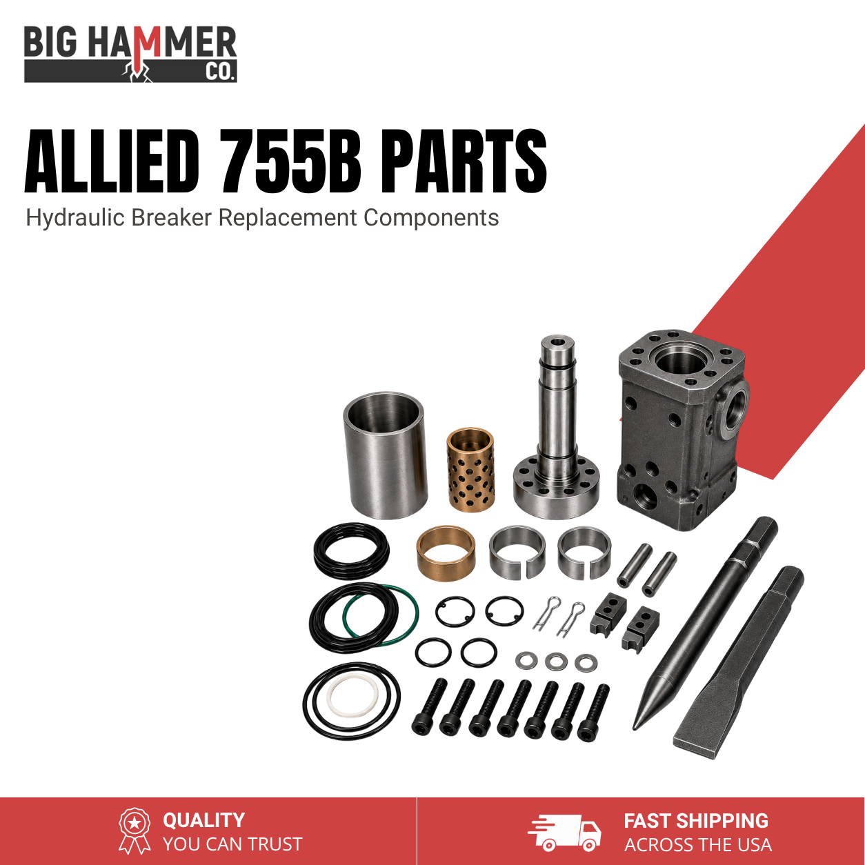 All Parts for Allied 755B Hydraulic Breaker