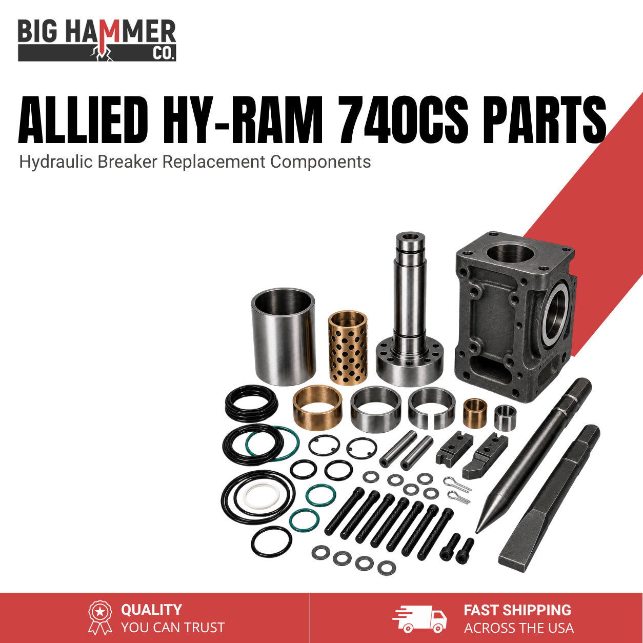 All Parts for Allied Hy-Ram 740CS Hydraulic Breaker