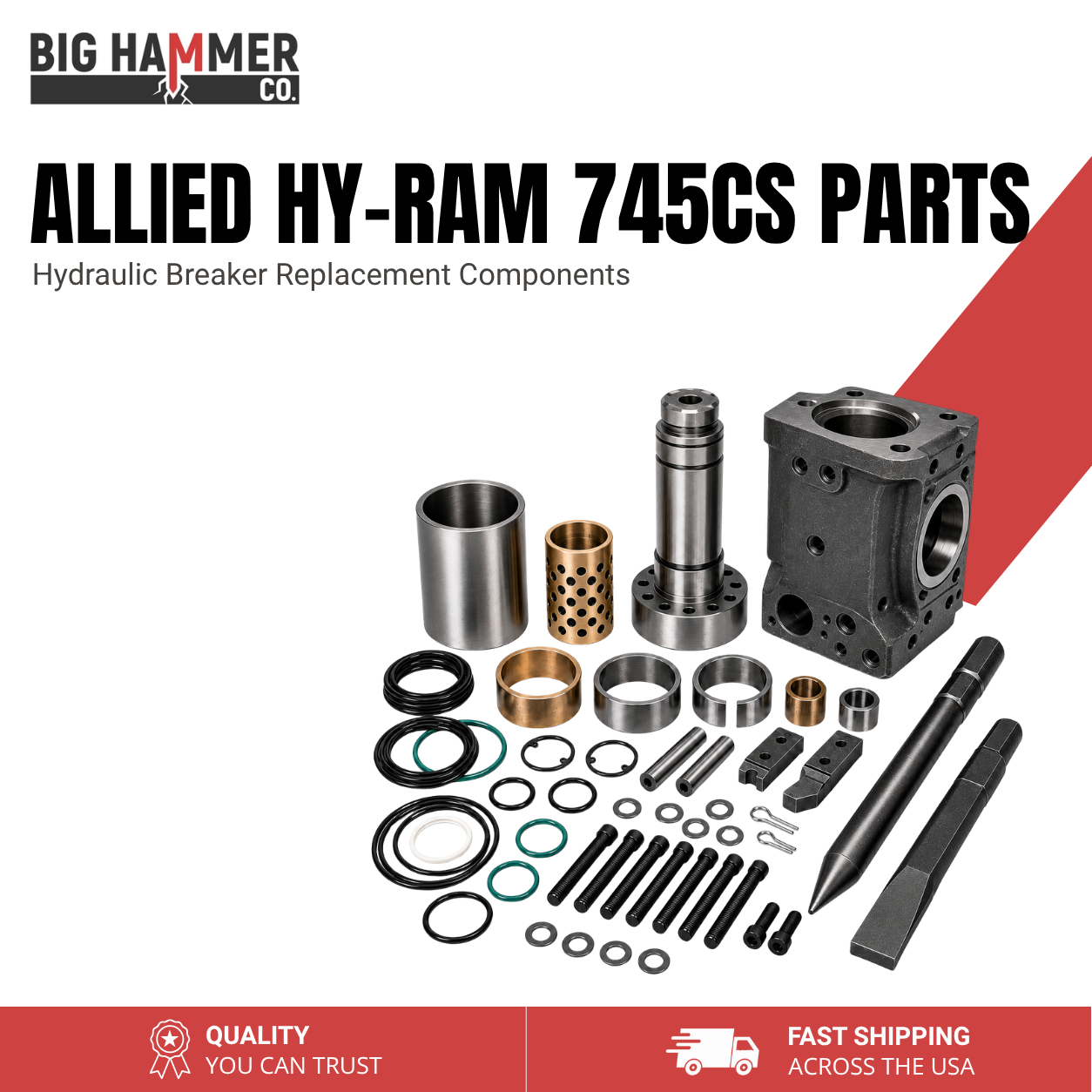 All Parts for Allied Hy-Ram 745CS Hydraulic Breaker