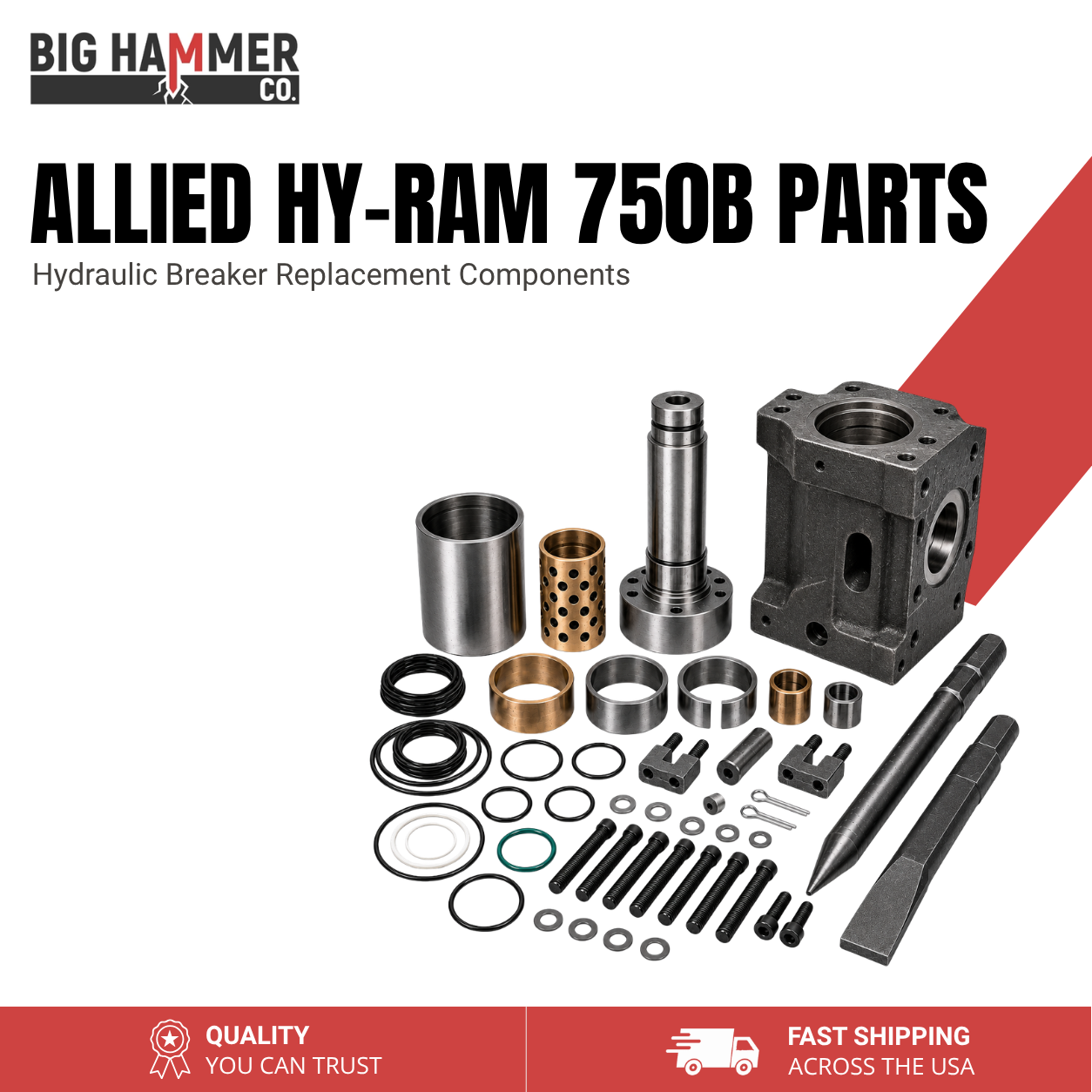 All Parts for Allied Hy-Ram 750B Hydraulic Breaker