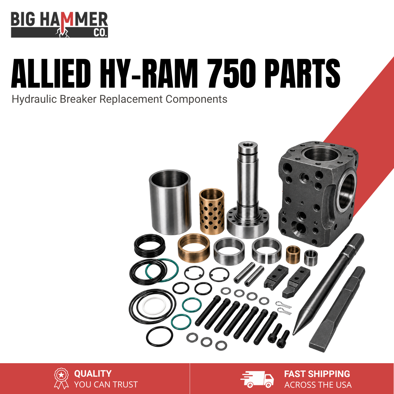 All Parts for Allied Hy-Ram 750 Hydraulic Breaker