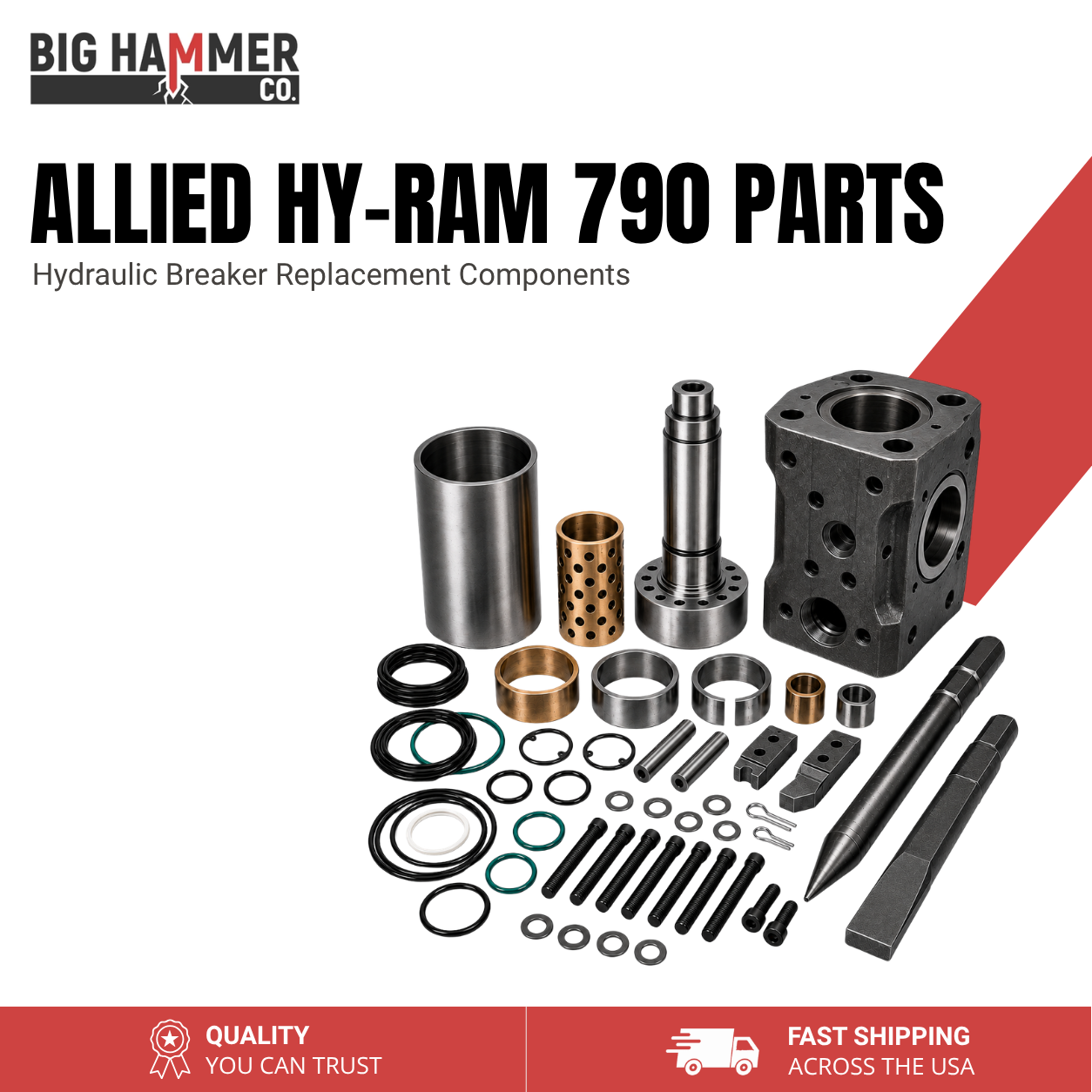 All Parts for Allied Hy-Ram 790 Hydraulic Breaker