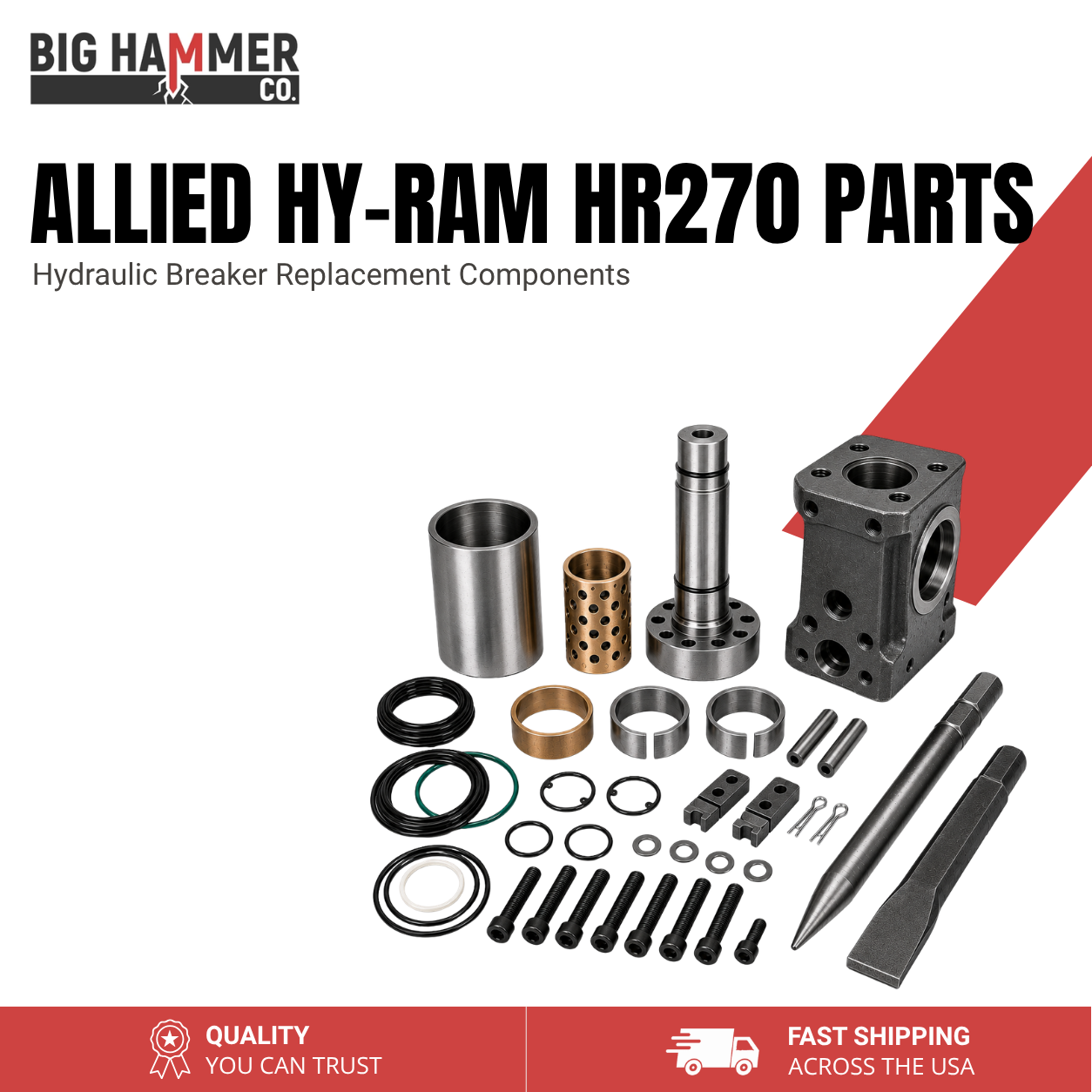 All Parts for Allied Hy-Ram HR270 Hydraulic Breaker