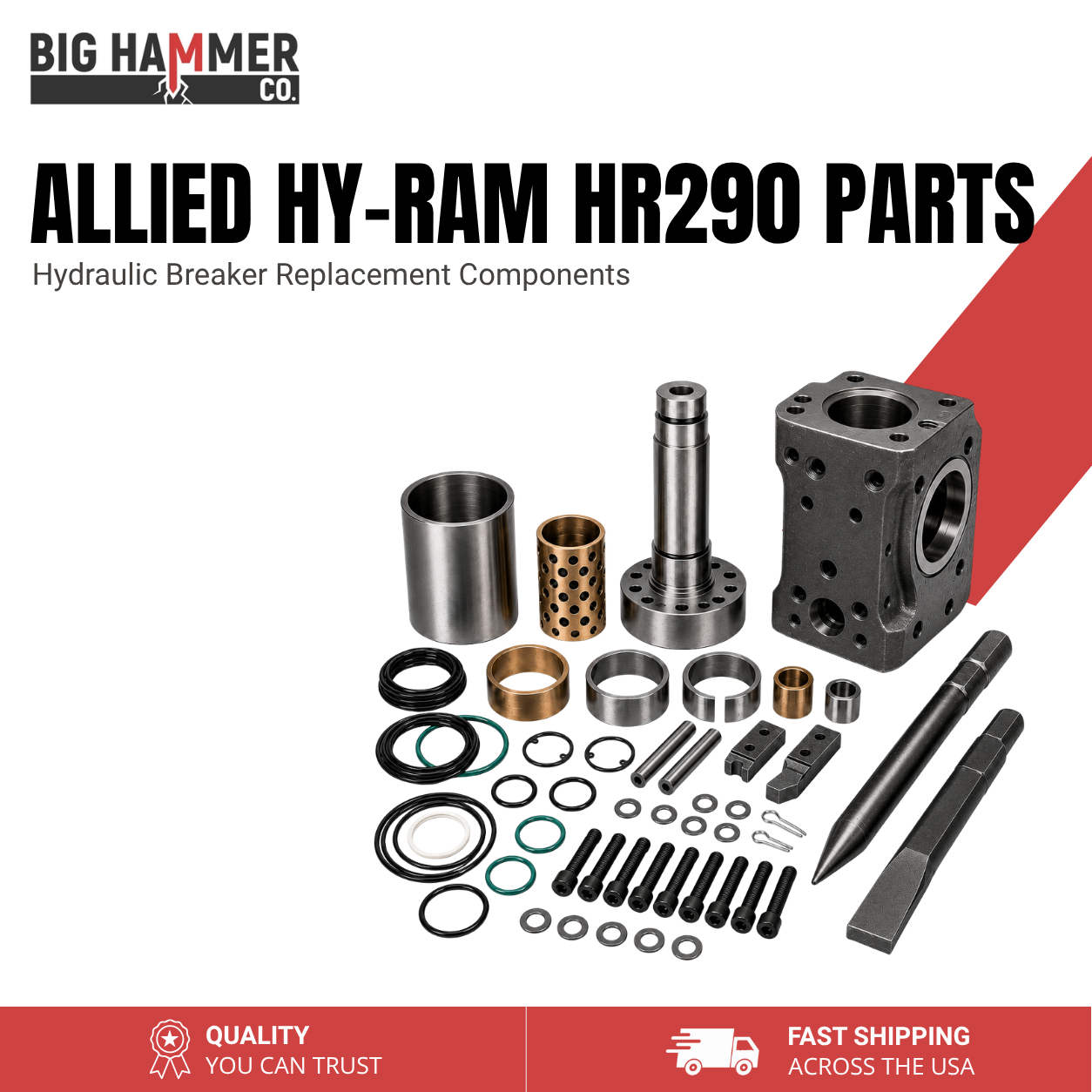 All Parts for Allied Hy-Ram HR290 Hydraulic Breaker