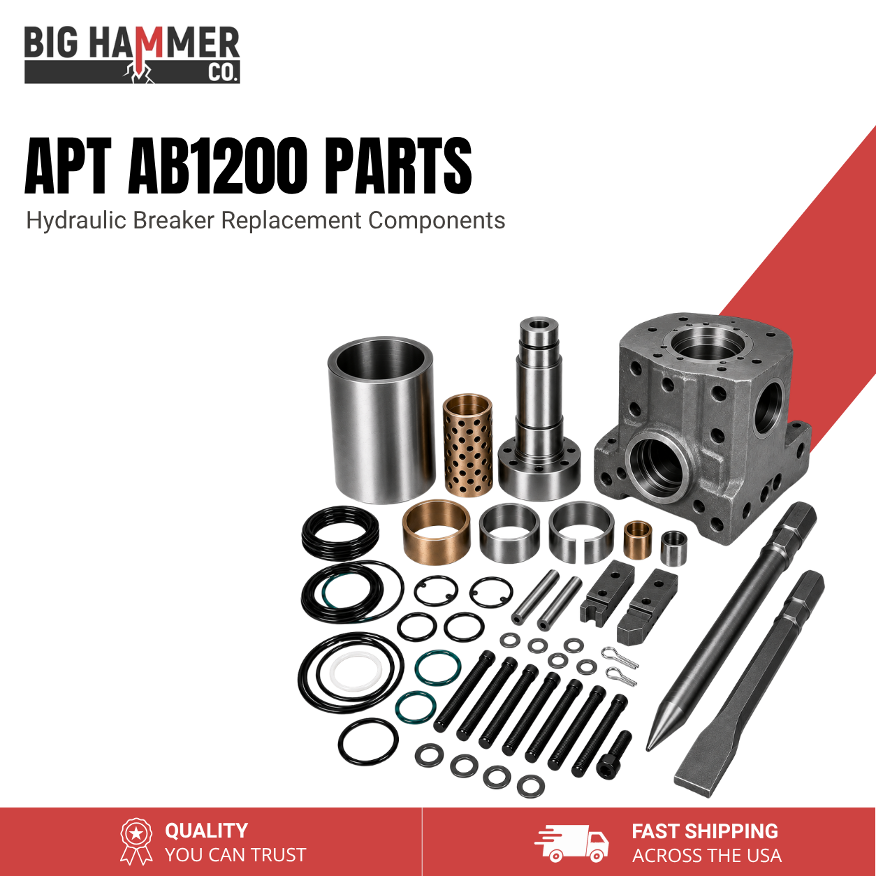 All Parts for APT AB1200 Hydraulic Breaker