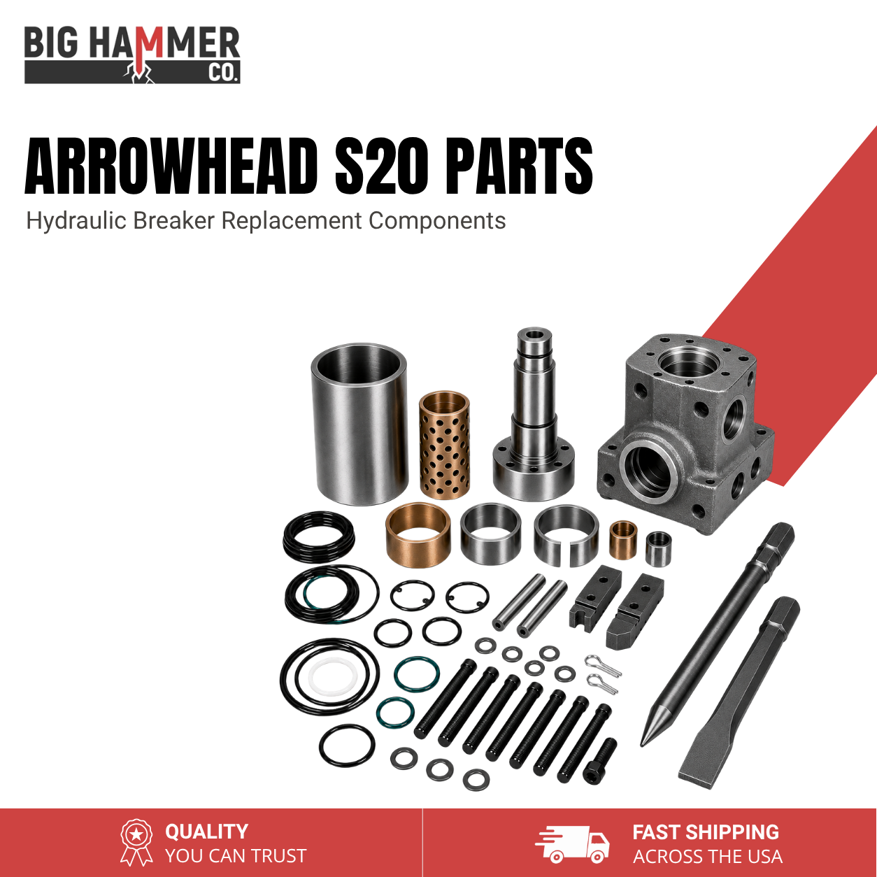 All Parts for Arrowhead S20 Hydraulic Breaker