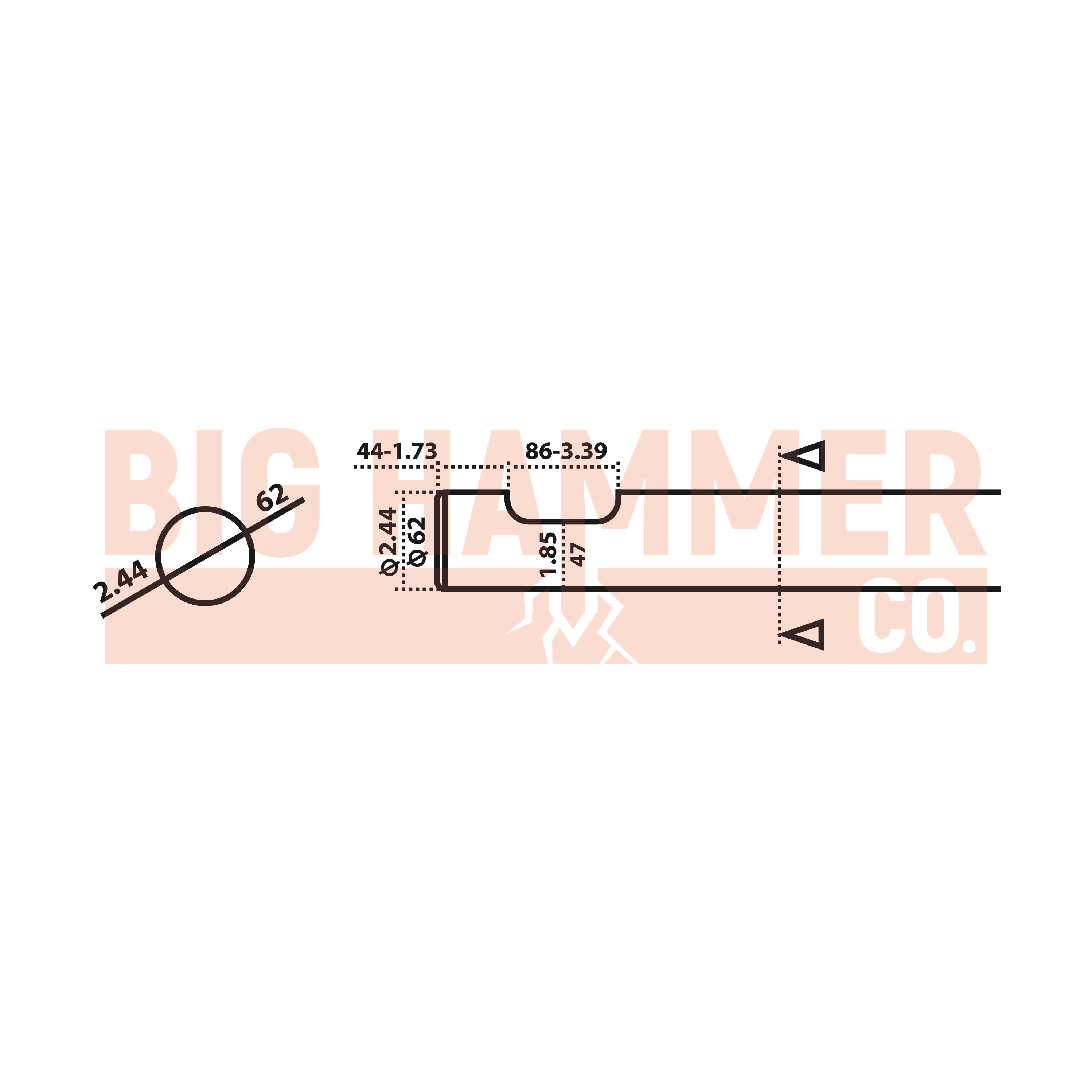 Brokk Hydraulic Hammers Points, Chisels, and Parts
