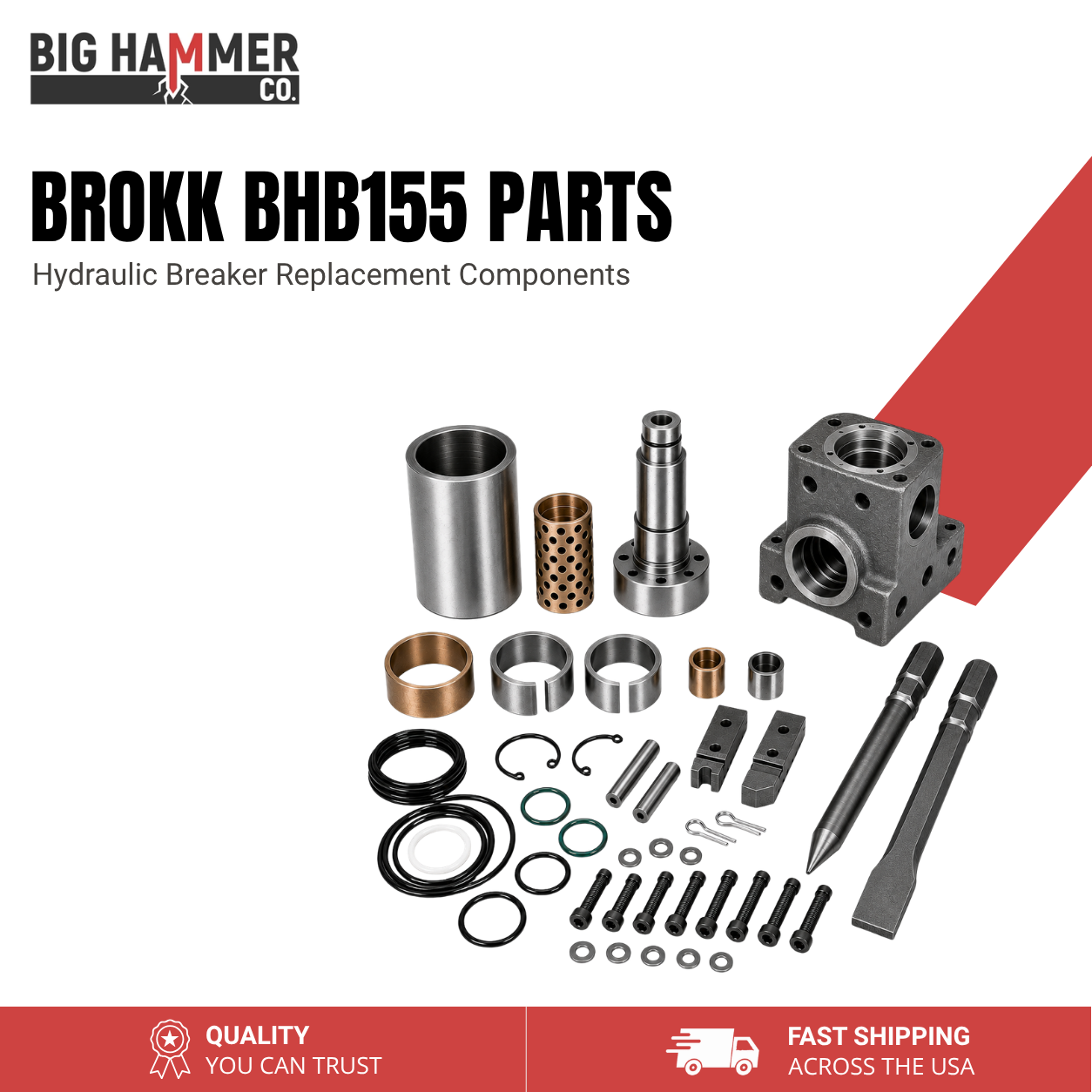 All Parts for Brokk BHB155 Hydraulic Breaker