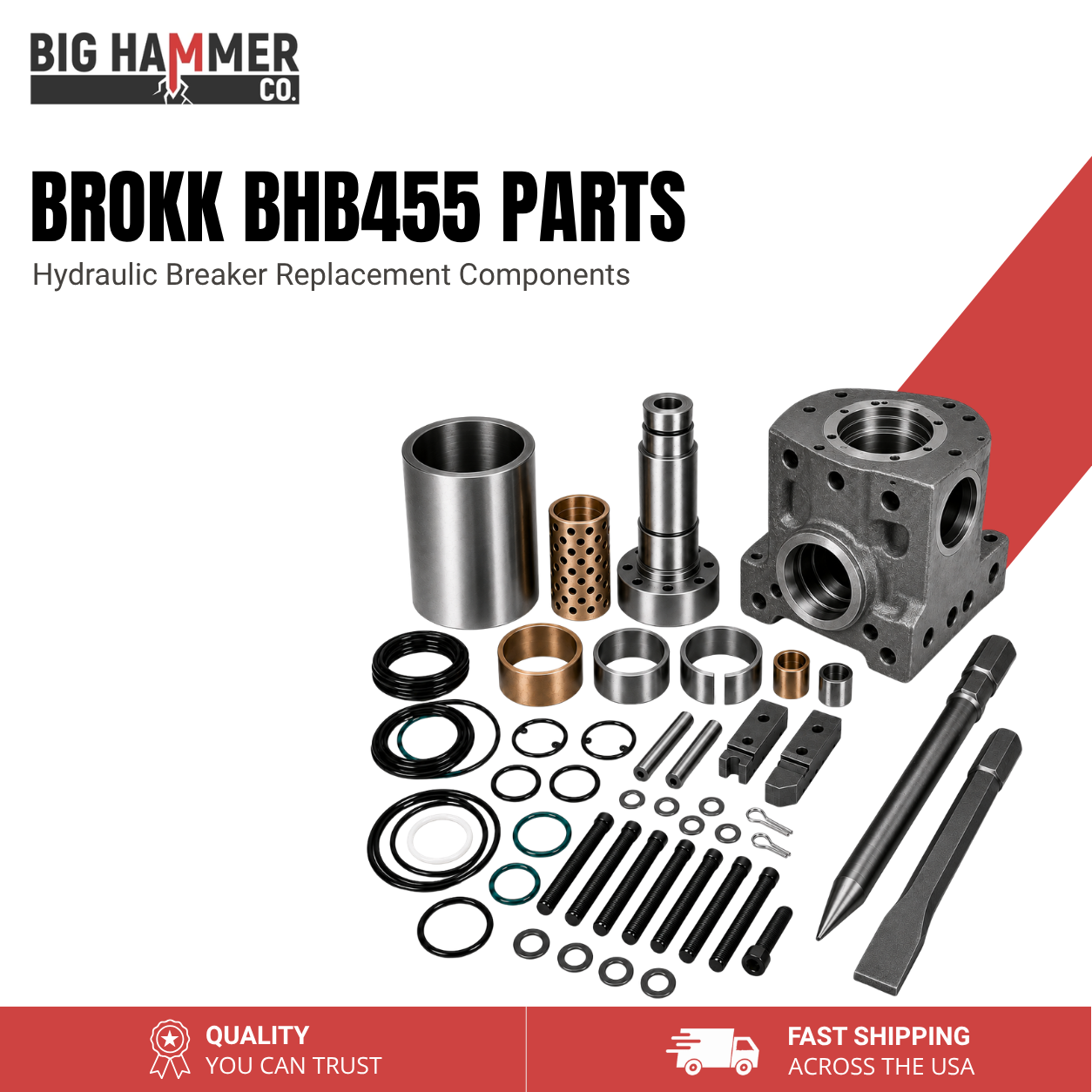 All Parts for Brokk BHB455 Hydraulic Breaker