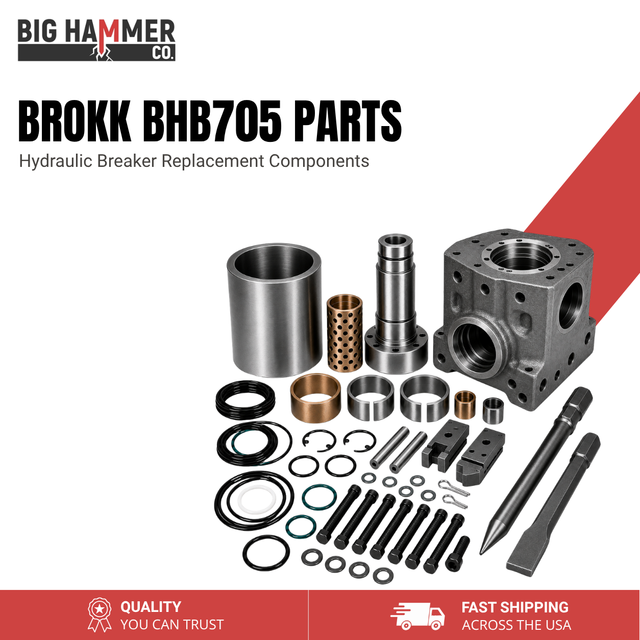 All Parts for Brokk BHB705 Hydraulic Breaker