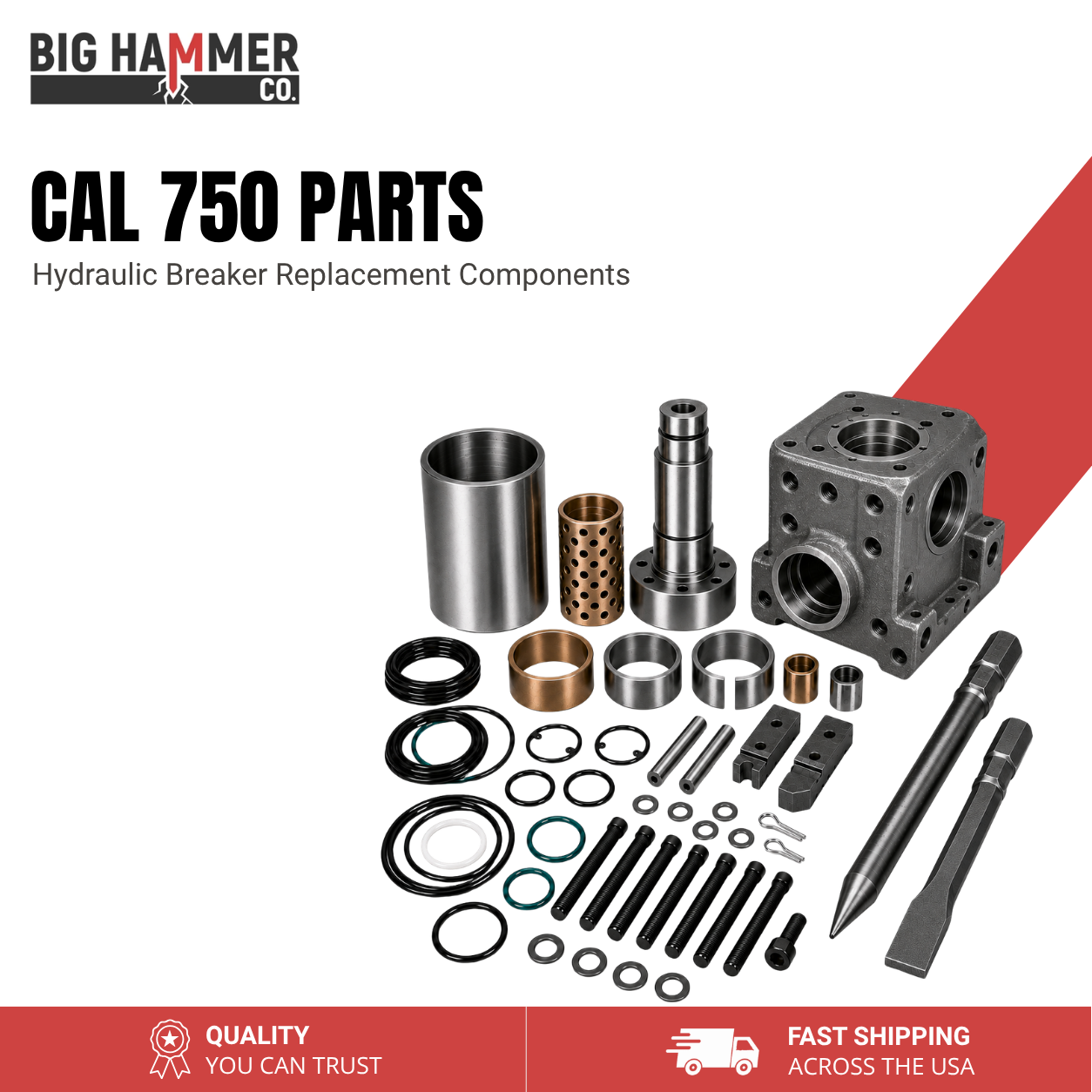 All Parts for CAL 750 Hydraulic Breaker