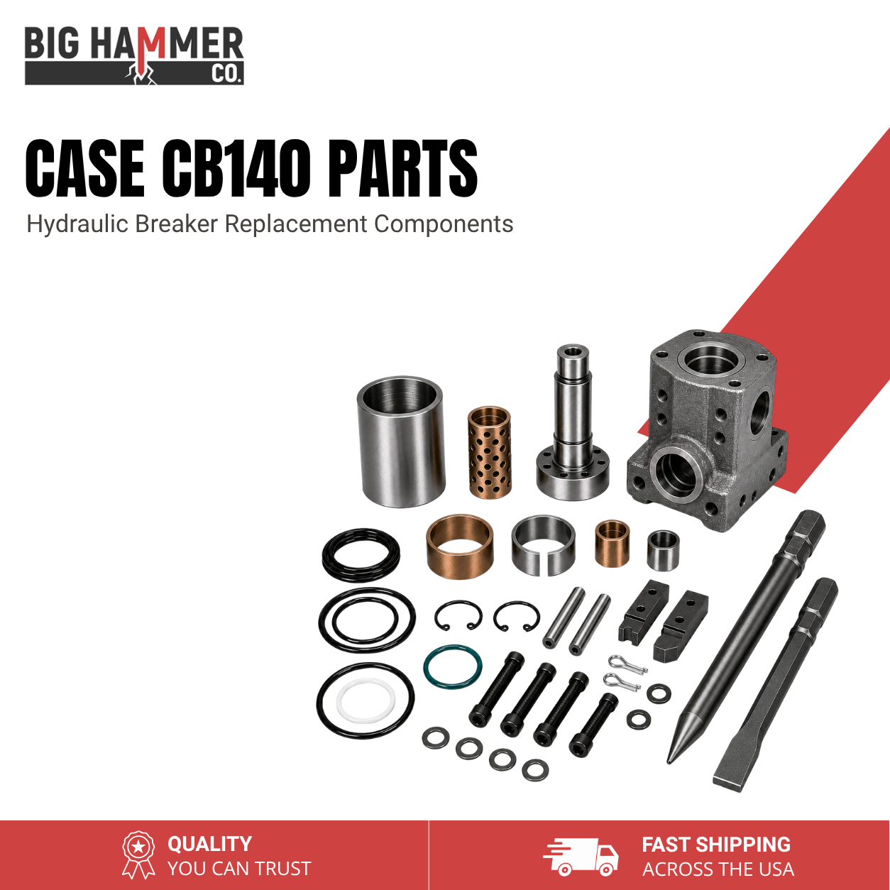 All Parts for CASE CB140 Hydraulic Breaker