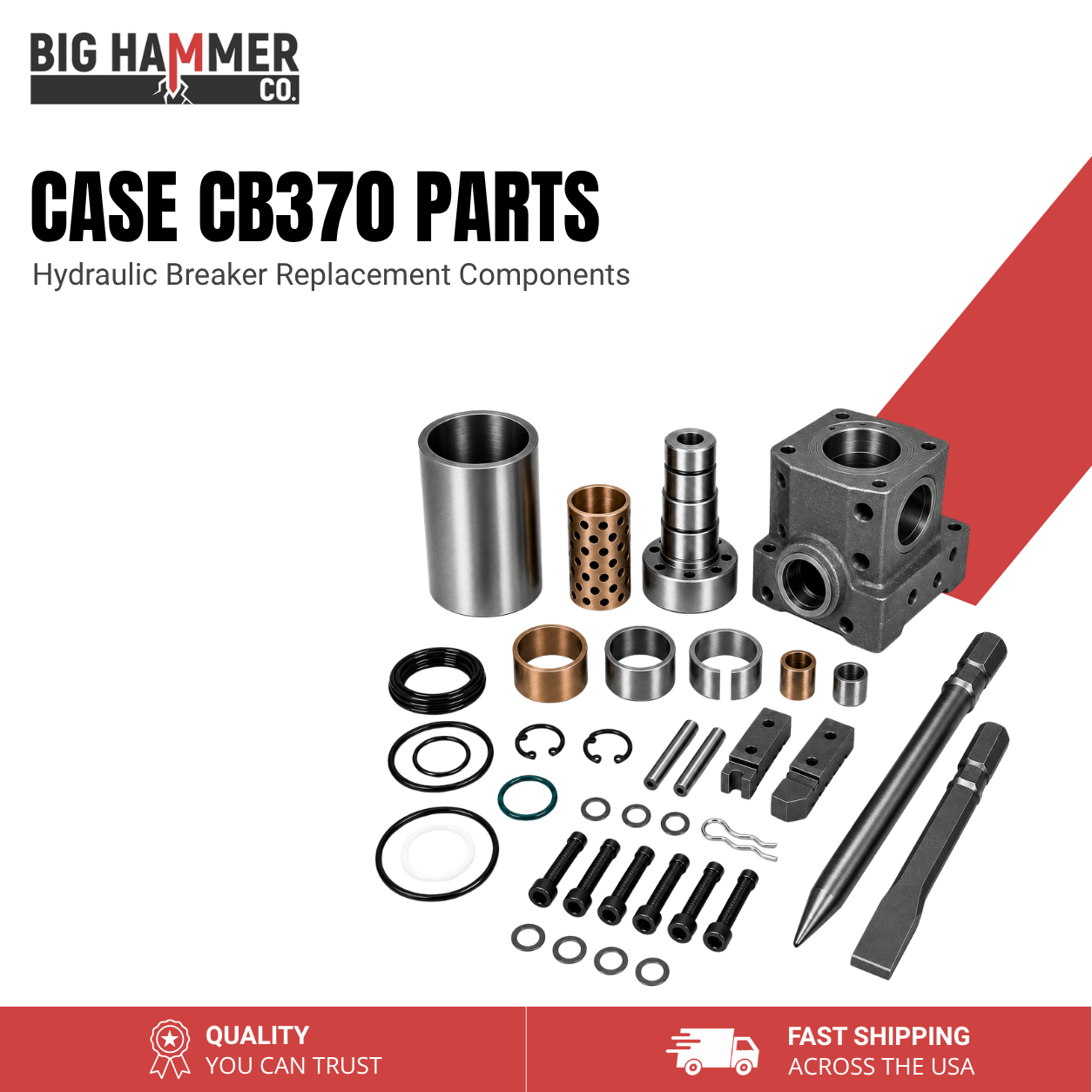 All Parts for CASE CB370 Hydraulic Breaker