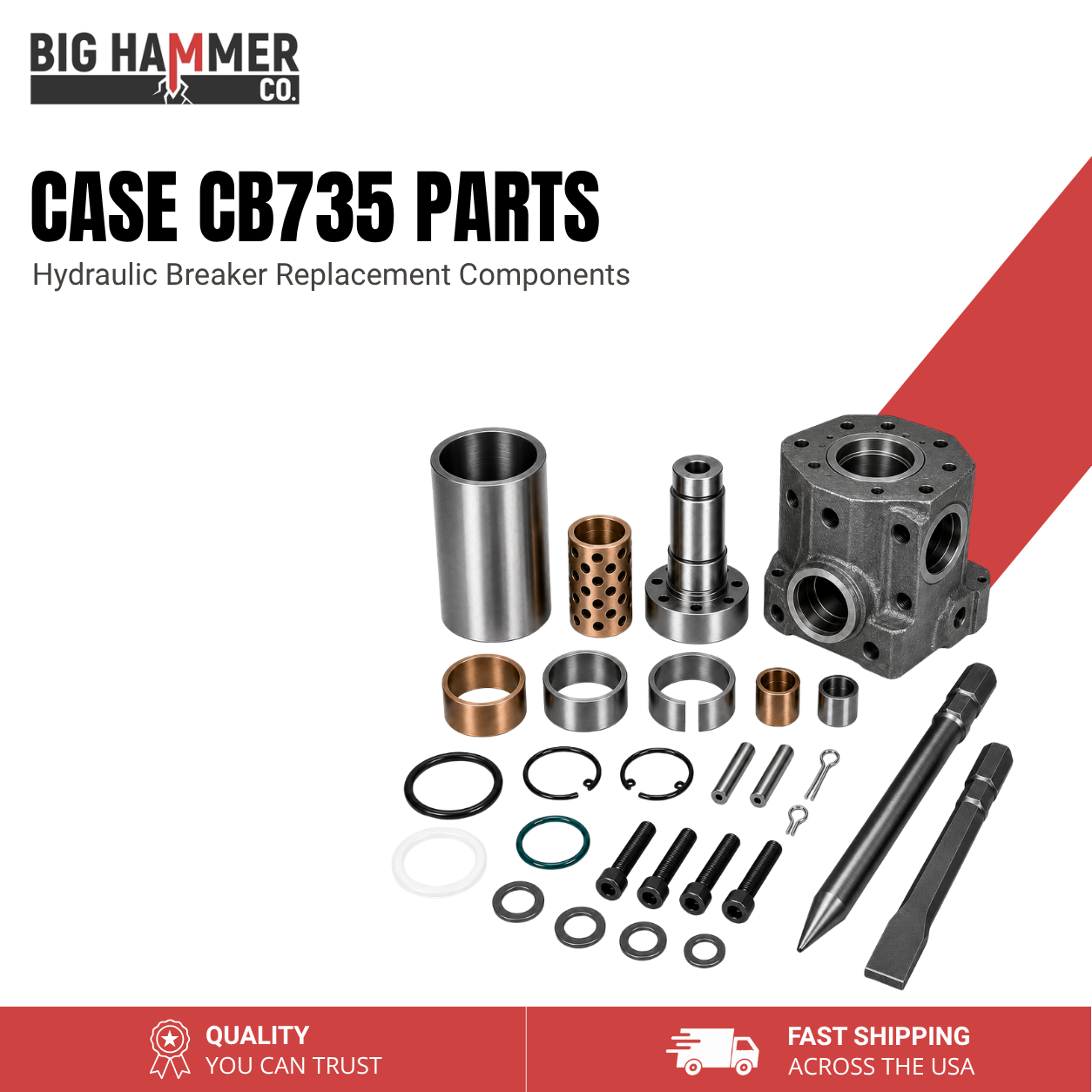 All Parts for Case CB735 Hydraulic Breaker
