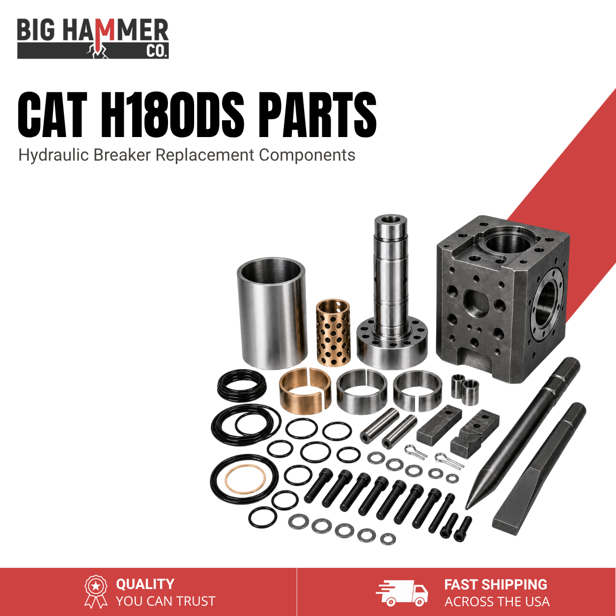 All Parts for CAT H180 Hydraulic Breaker
