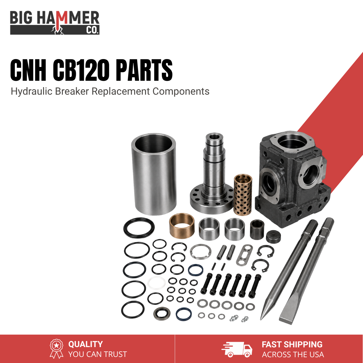All Parts for CNH CB120 Hydraulic Breaker