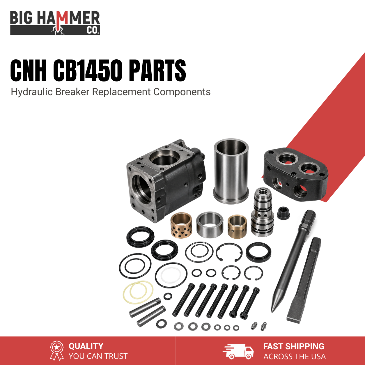 All Parts for CNH CB1450 Hydraulic Breaker