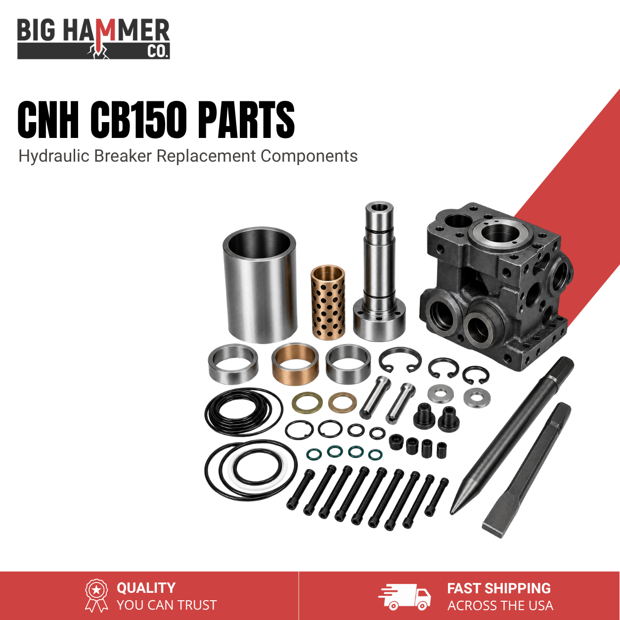 All Parts for CNH CB150 Hydraulic Breaker