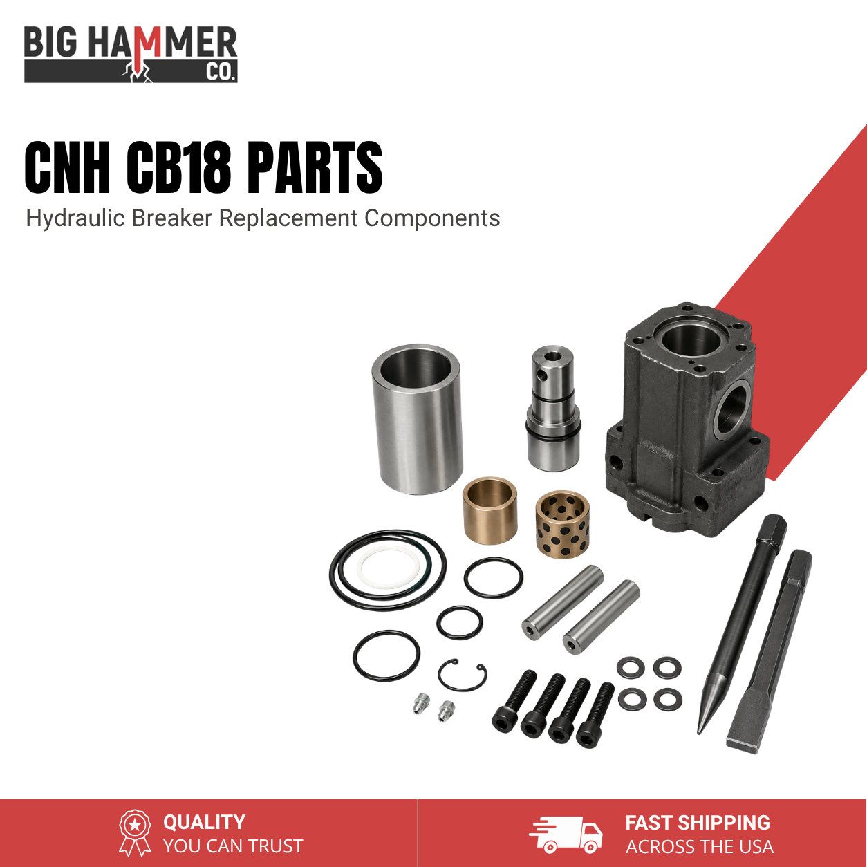 All Parts for CNH CB18 Hydraulic Breaker